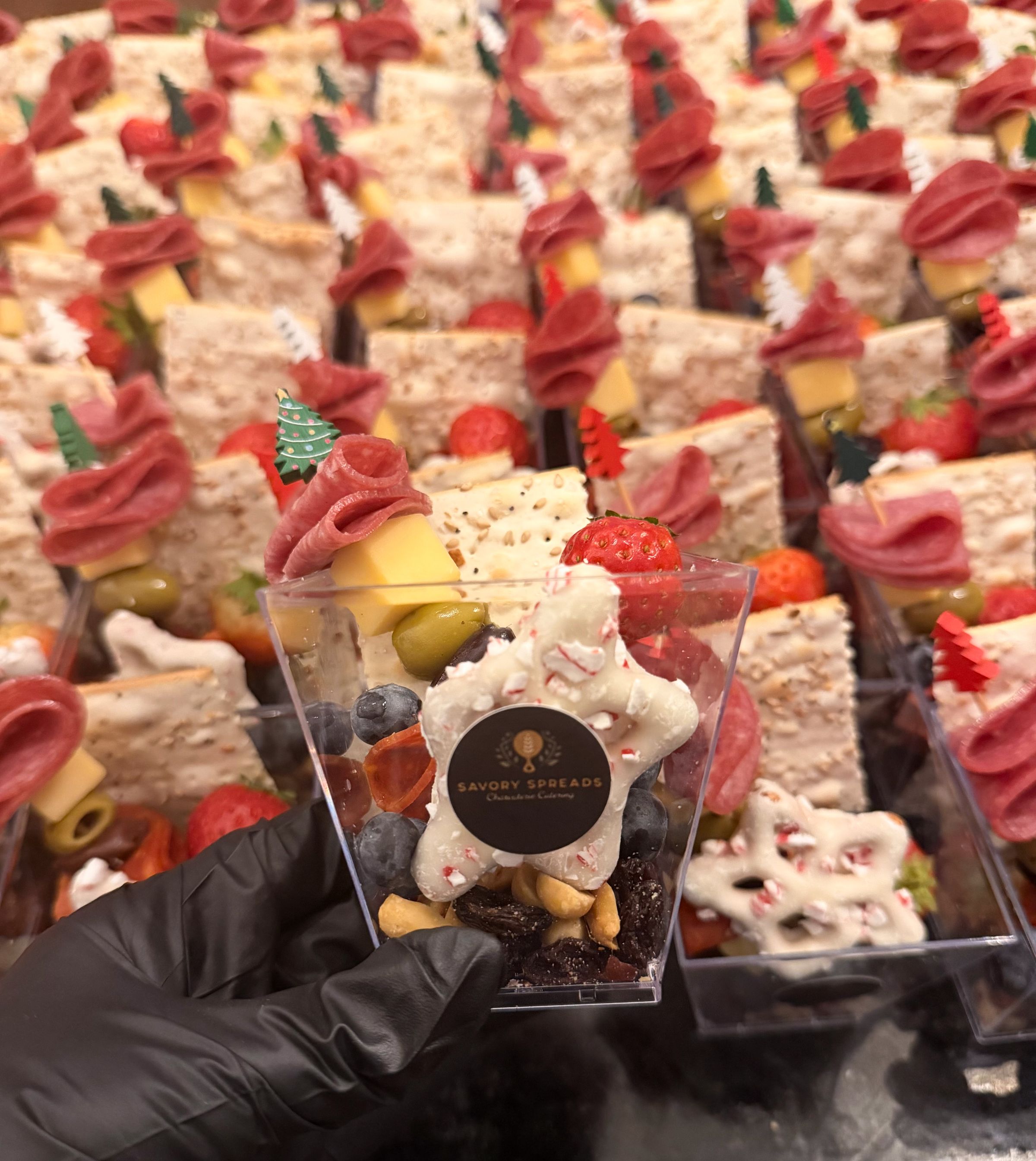 Charcuterie Shots: $8 per person 