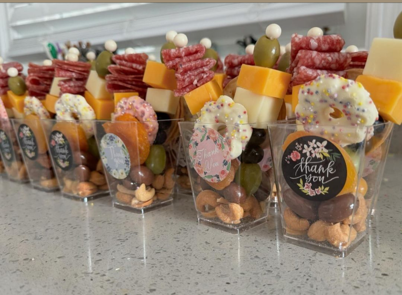 Charcuterie Shots: $6 per person 