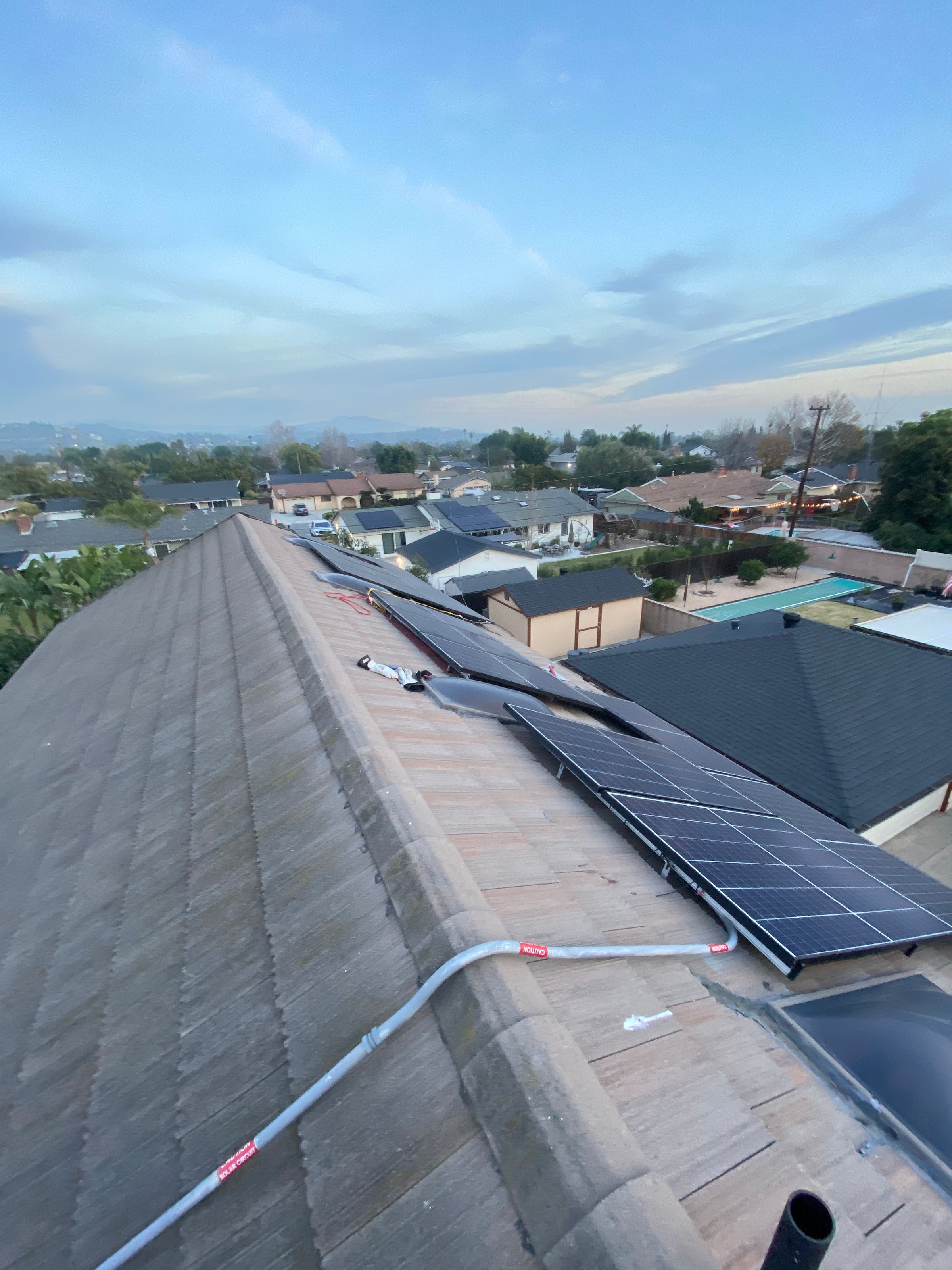 Residential Solar Panel Electrical Installation