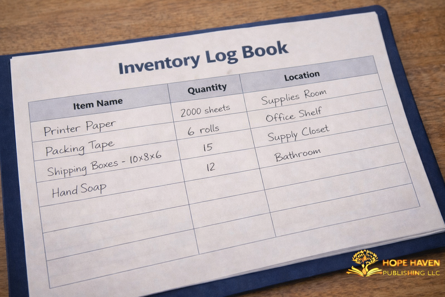 HOPE HAVEN PUBLISHING LLC's image