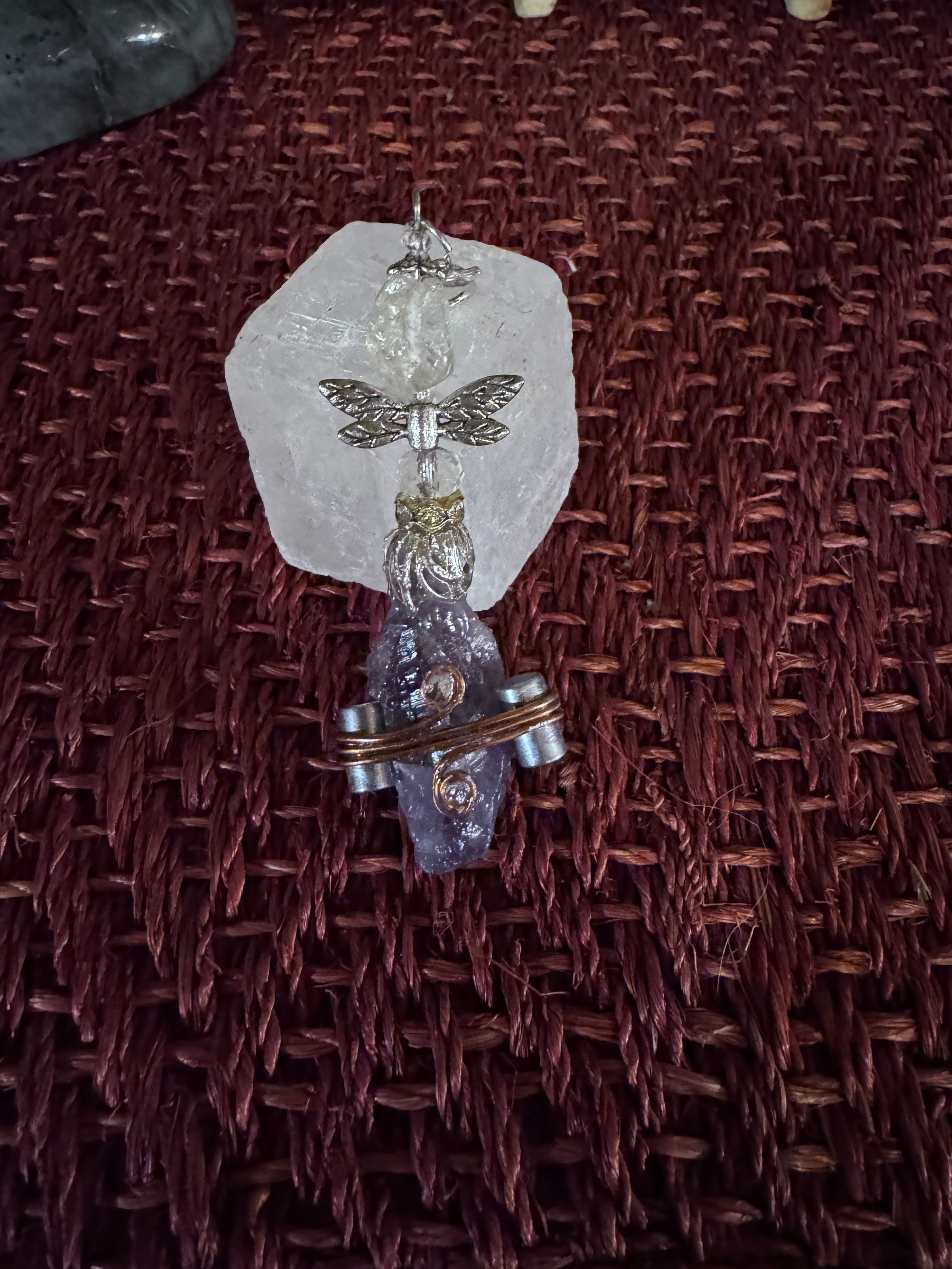 Medium and dark Amethyst Crystal 