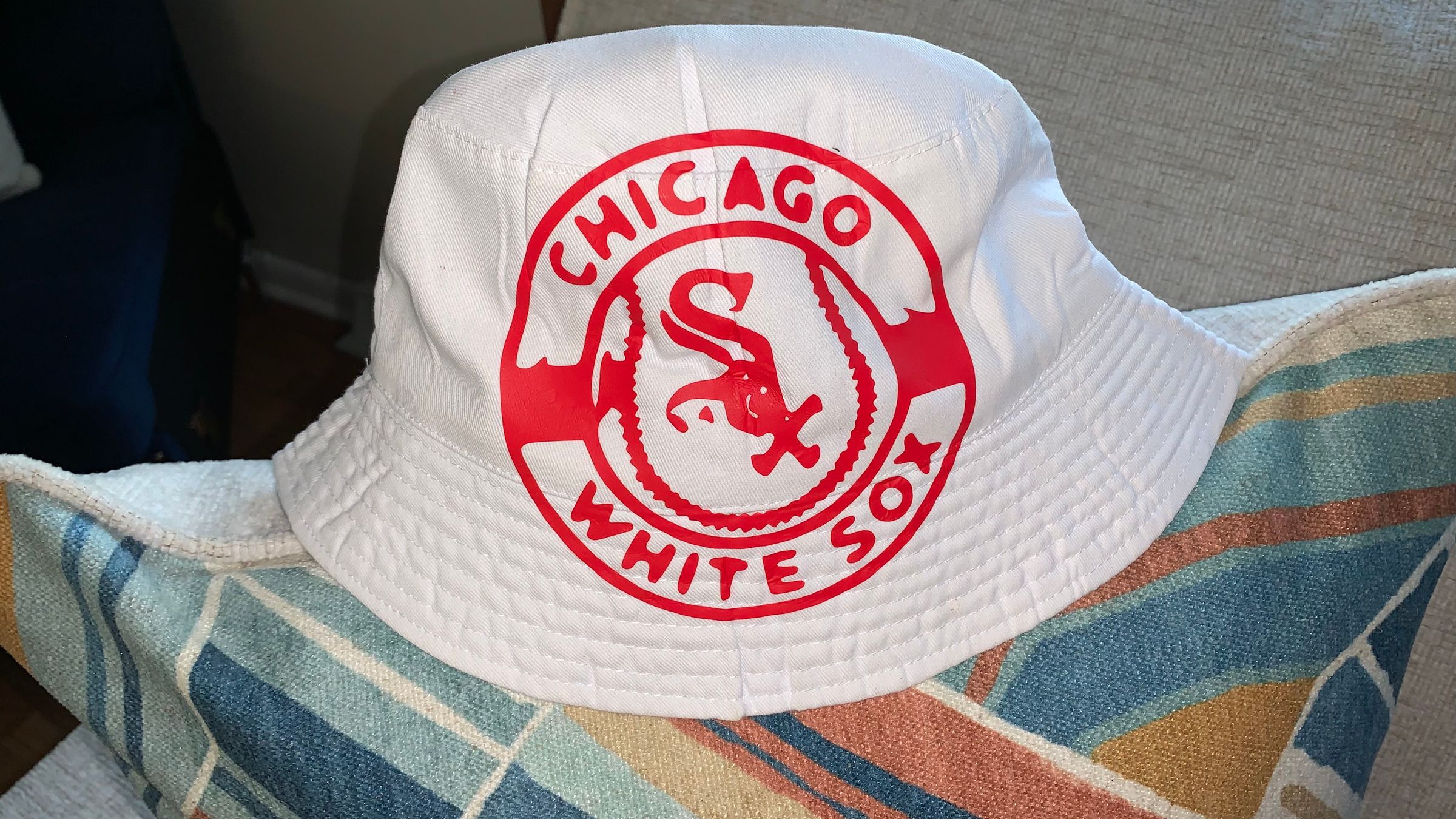 Bucket Hat White Sox
