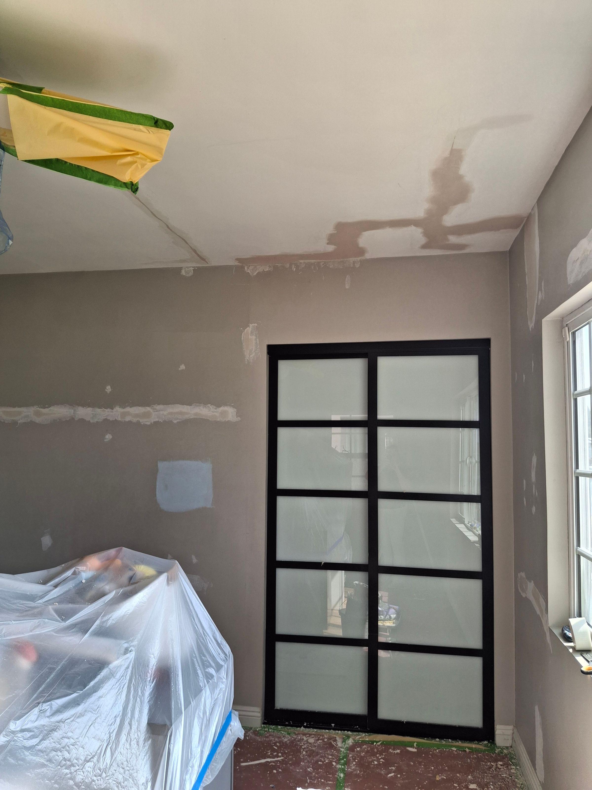 Ceiling repair and interior painting prep – Los Angeles County