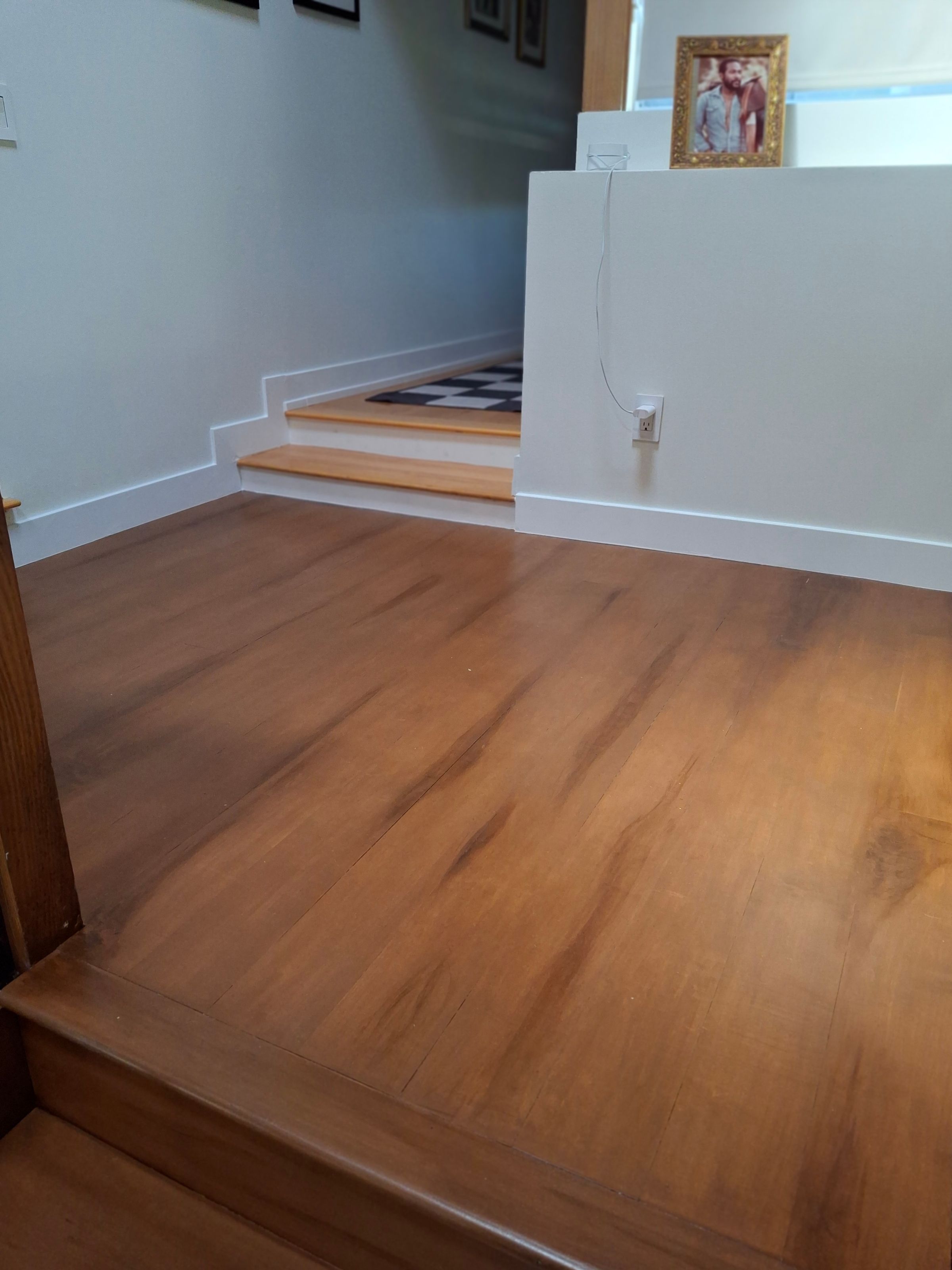 Hardwood floor and stairs restoration – home remodeling Los Angeles County