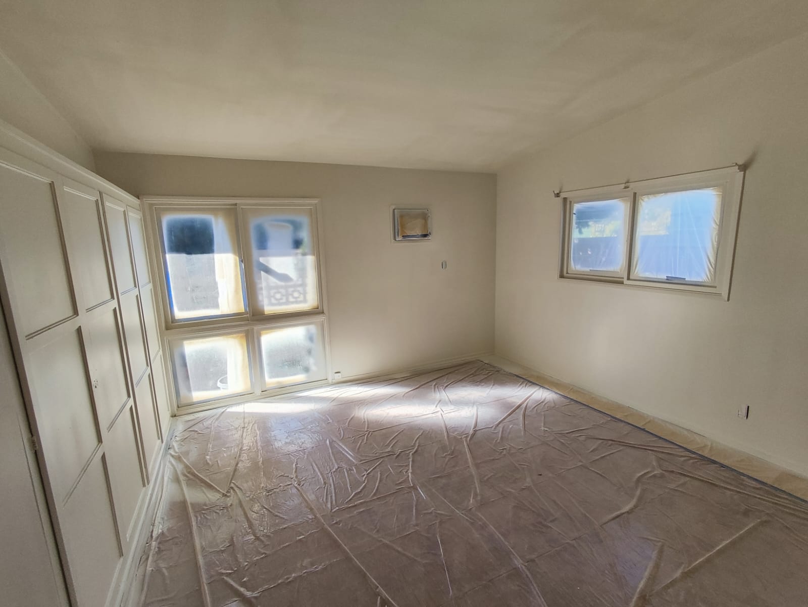 In process– interior painting, bedroom, Los Angeles CA