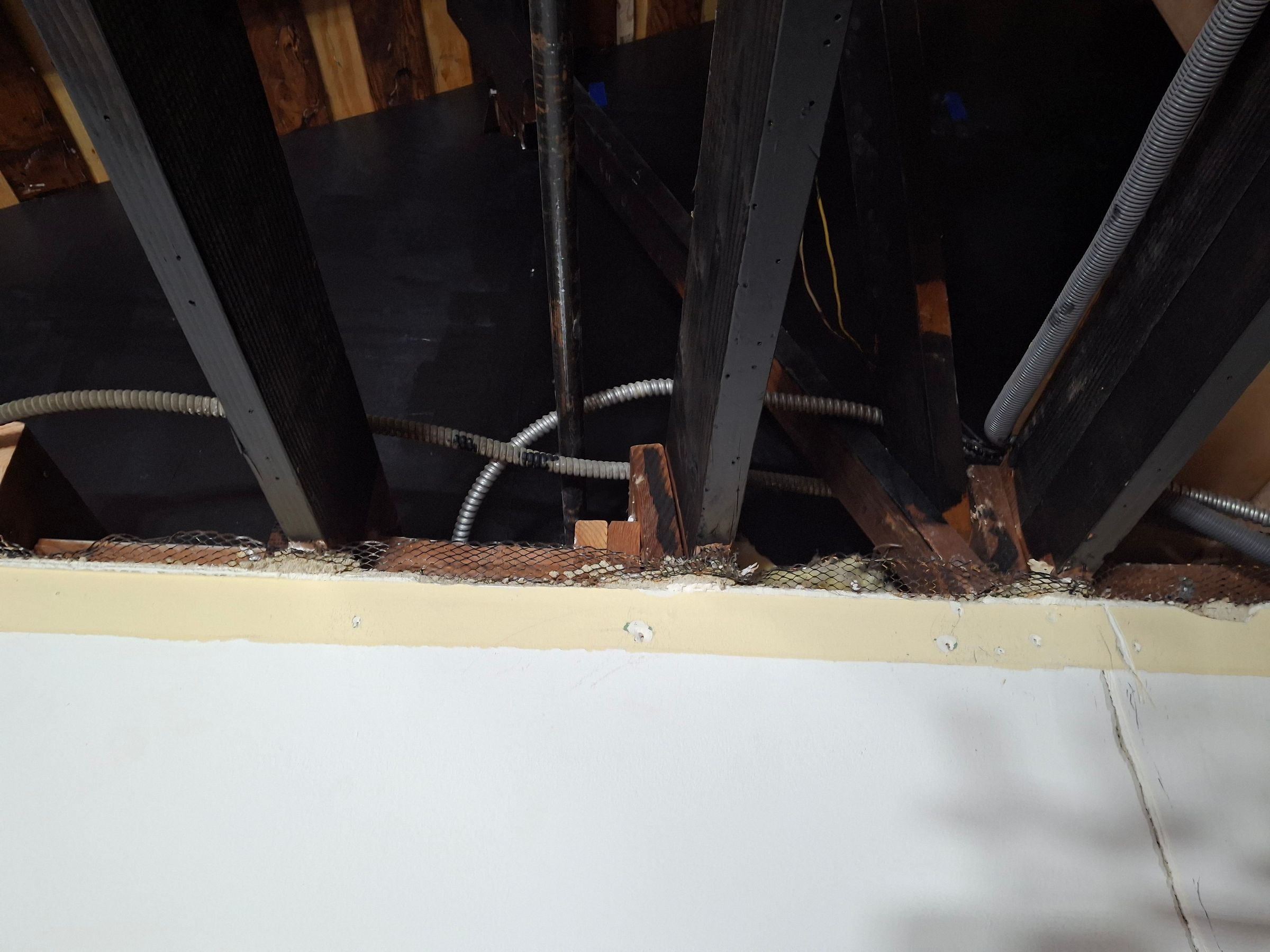 Ceiling repair and insulation – home renovation Los Angeles County