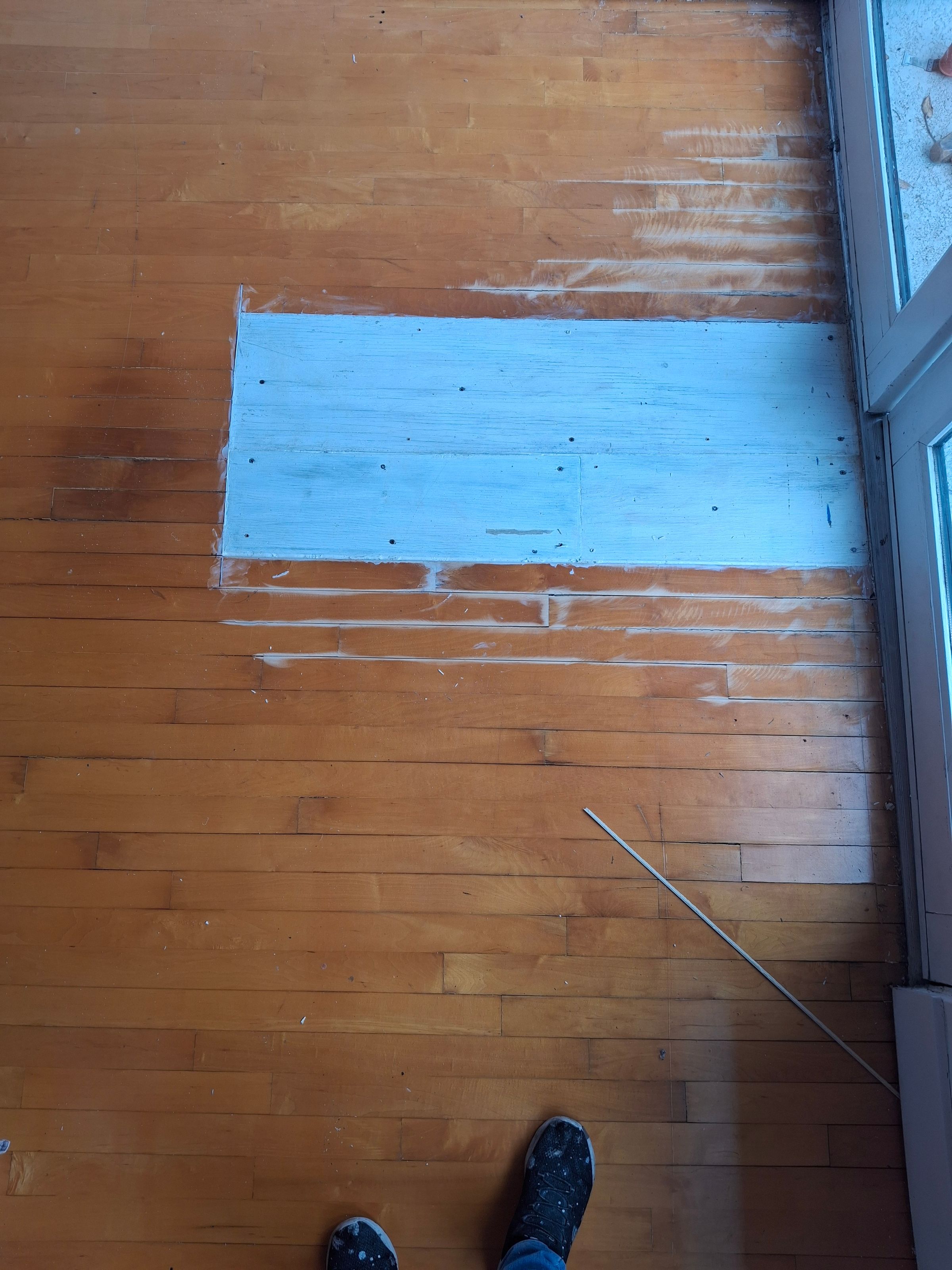 Wood floor restoration – sanding and refinishing process, Los Angeles County