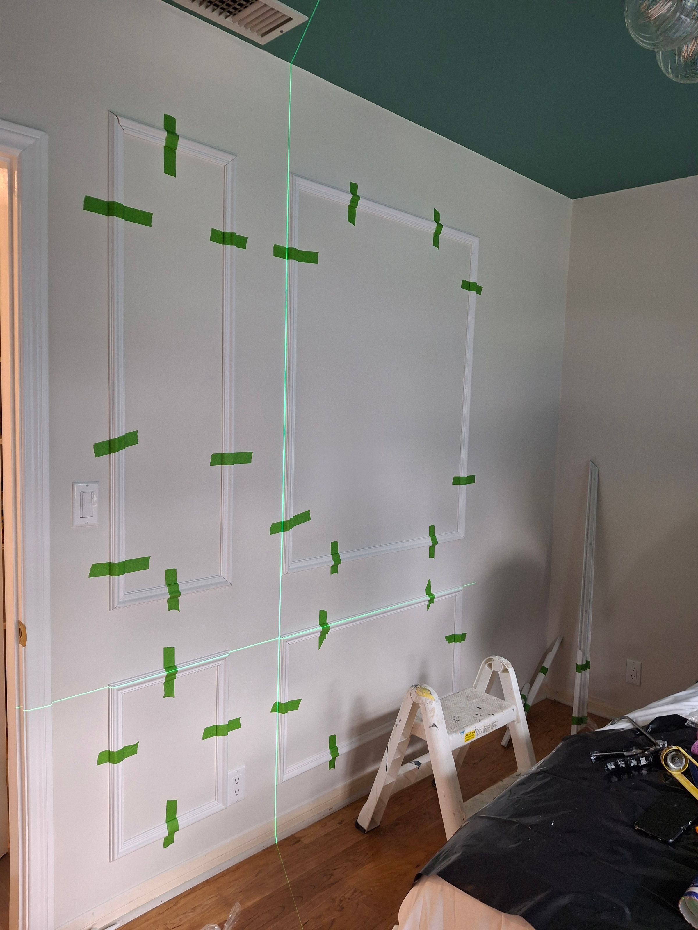 Interior wall molding – precise measurement and installation process