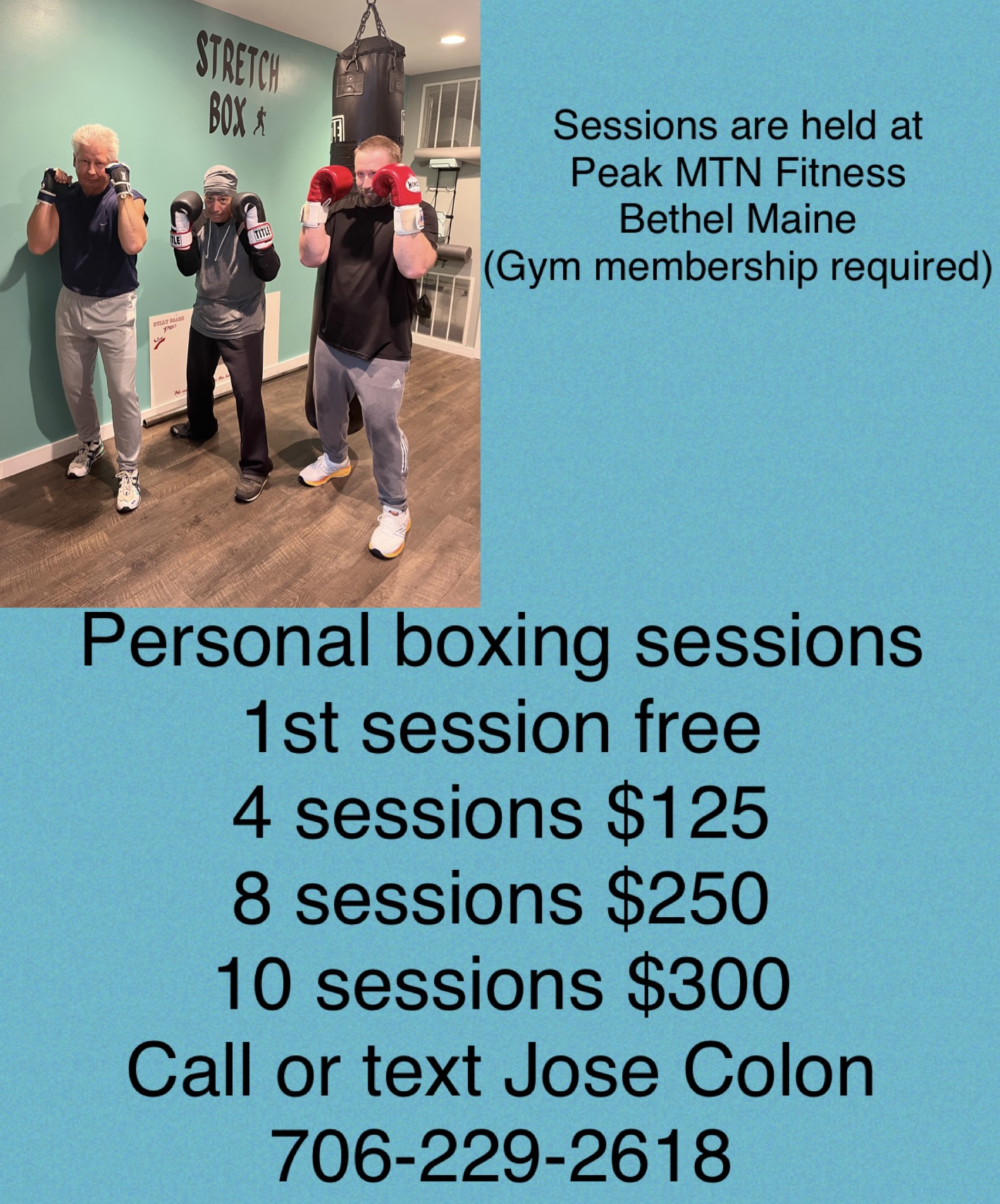 1 on 1 boxing classes 