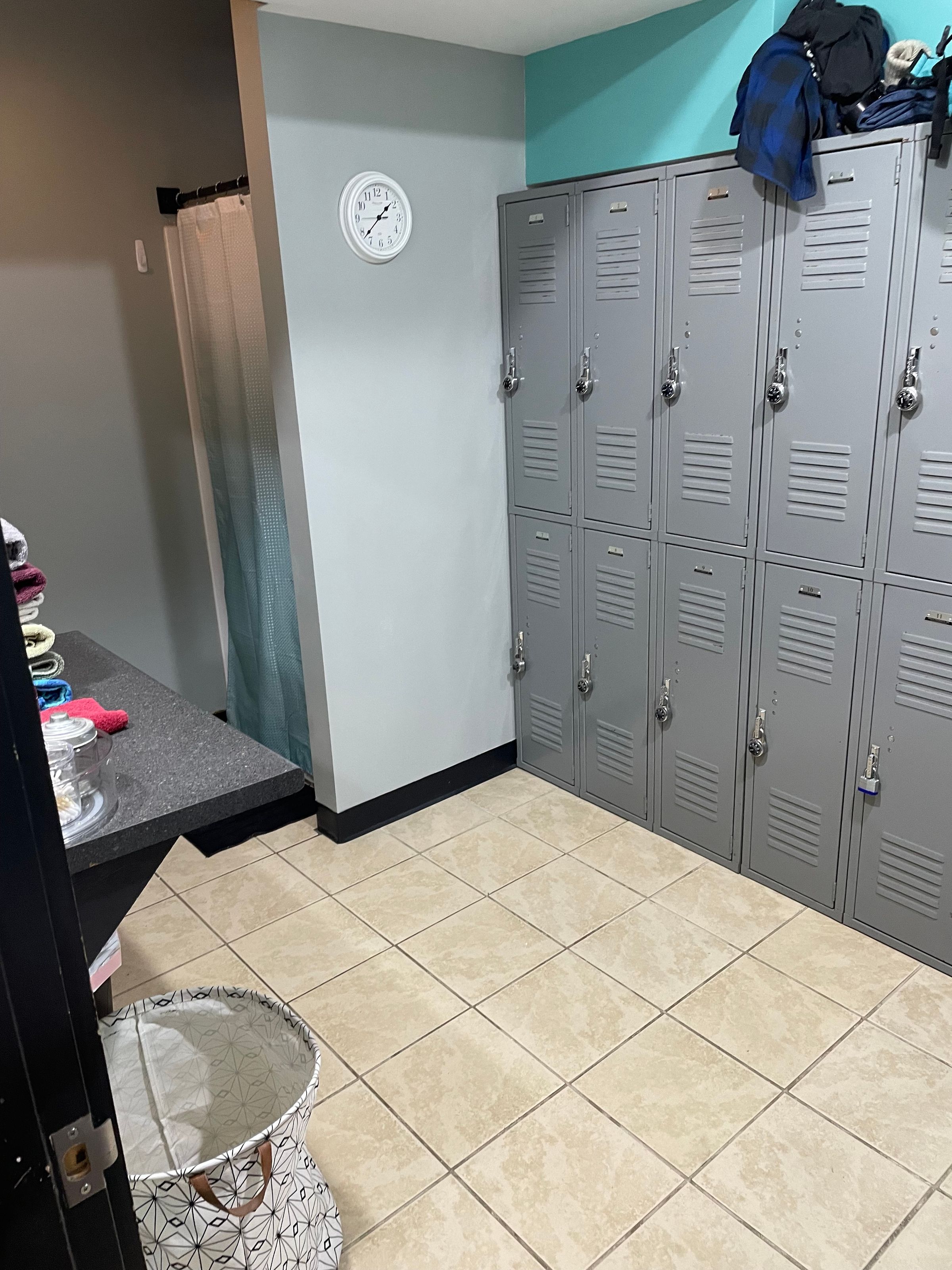 Men’s locker room