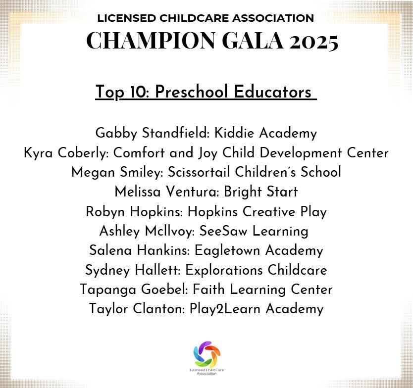 Comfort and Joy top 10 Preschool Educators