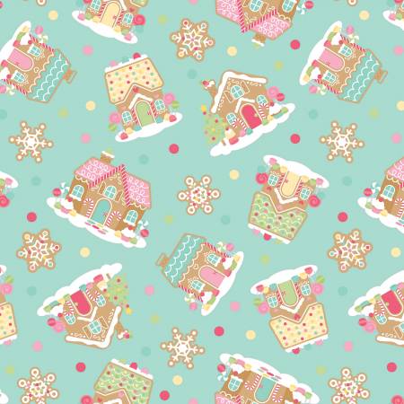 Gingerbread Kisses blue