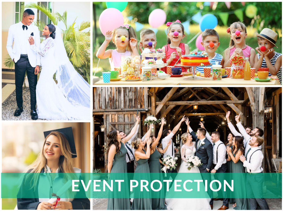 Pre-treatment for casual gatherings through high-stakes events. Including partnerships with event venues and planners!!