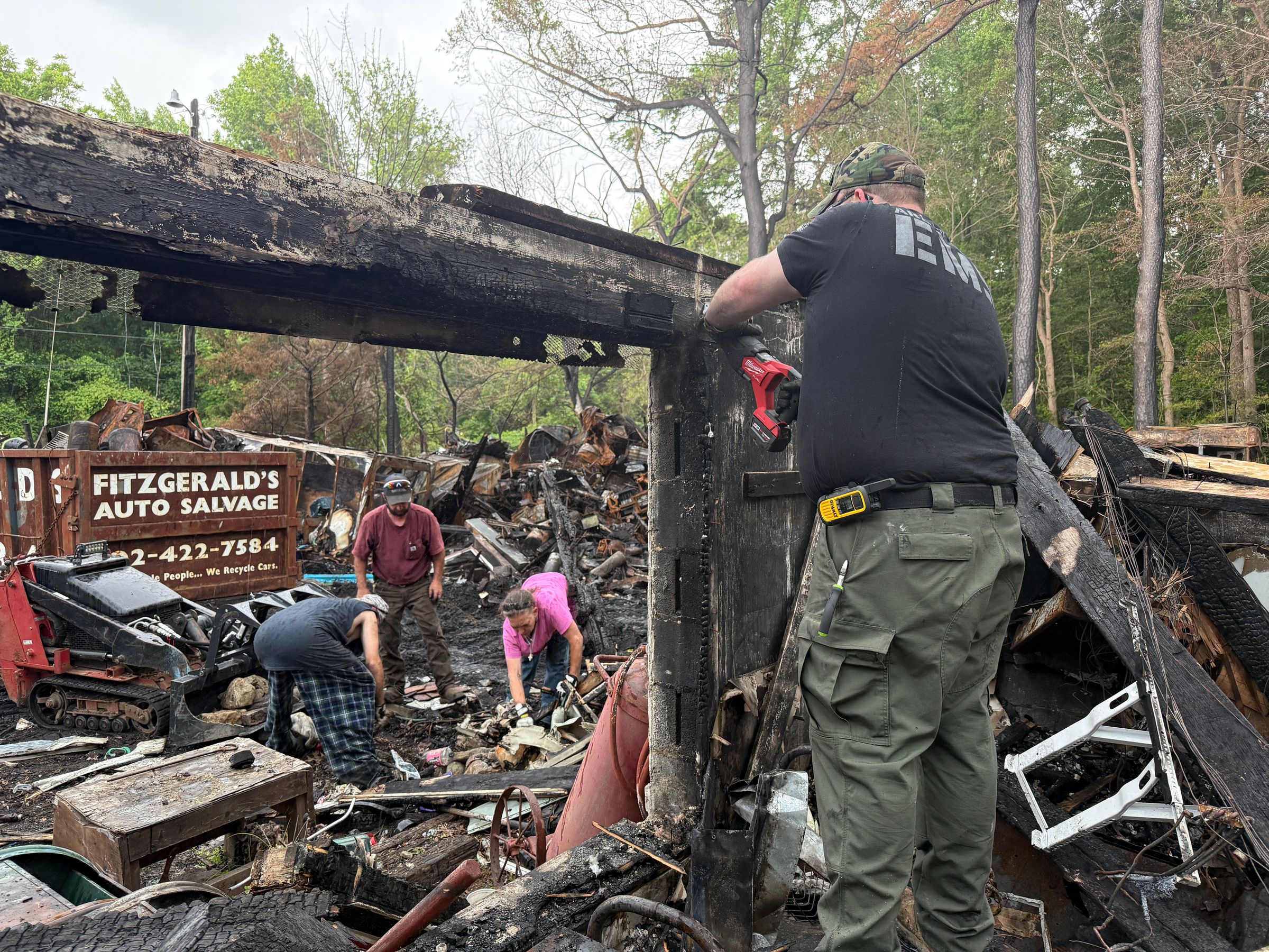 Johnson Rd Fire Cleanup - Lincoln, DE
