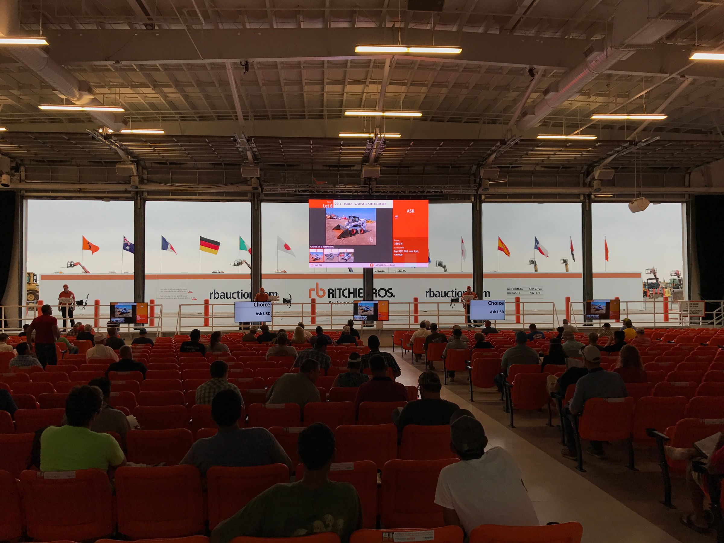 LED Wall and 65in Monitors