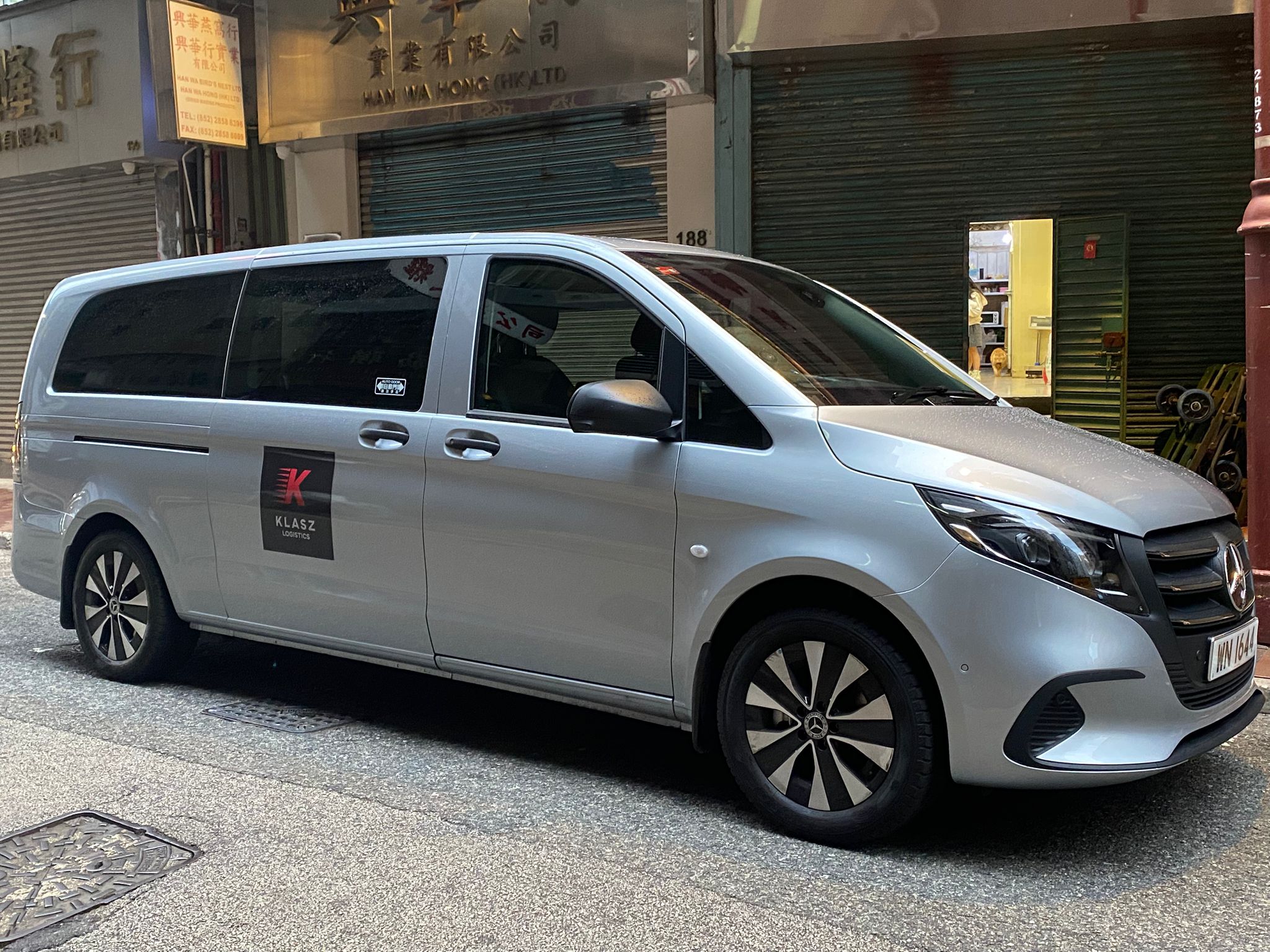 Our Van Sporting our Logo