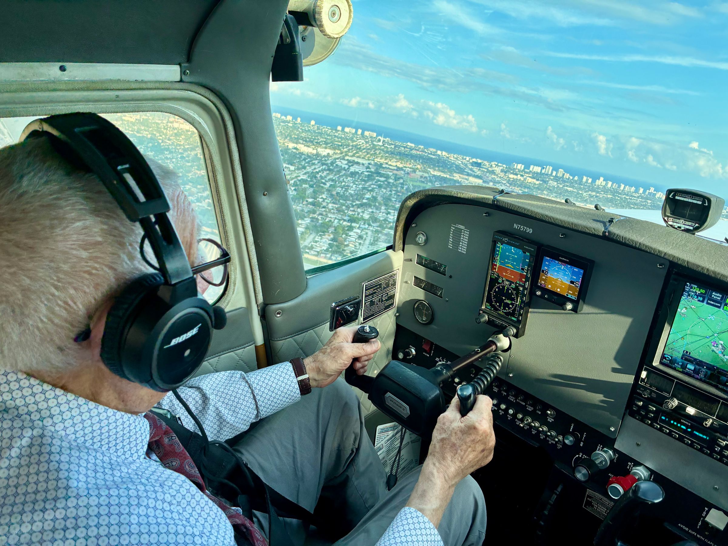 80 Years Old flying for the first time