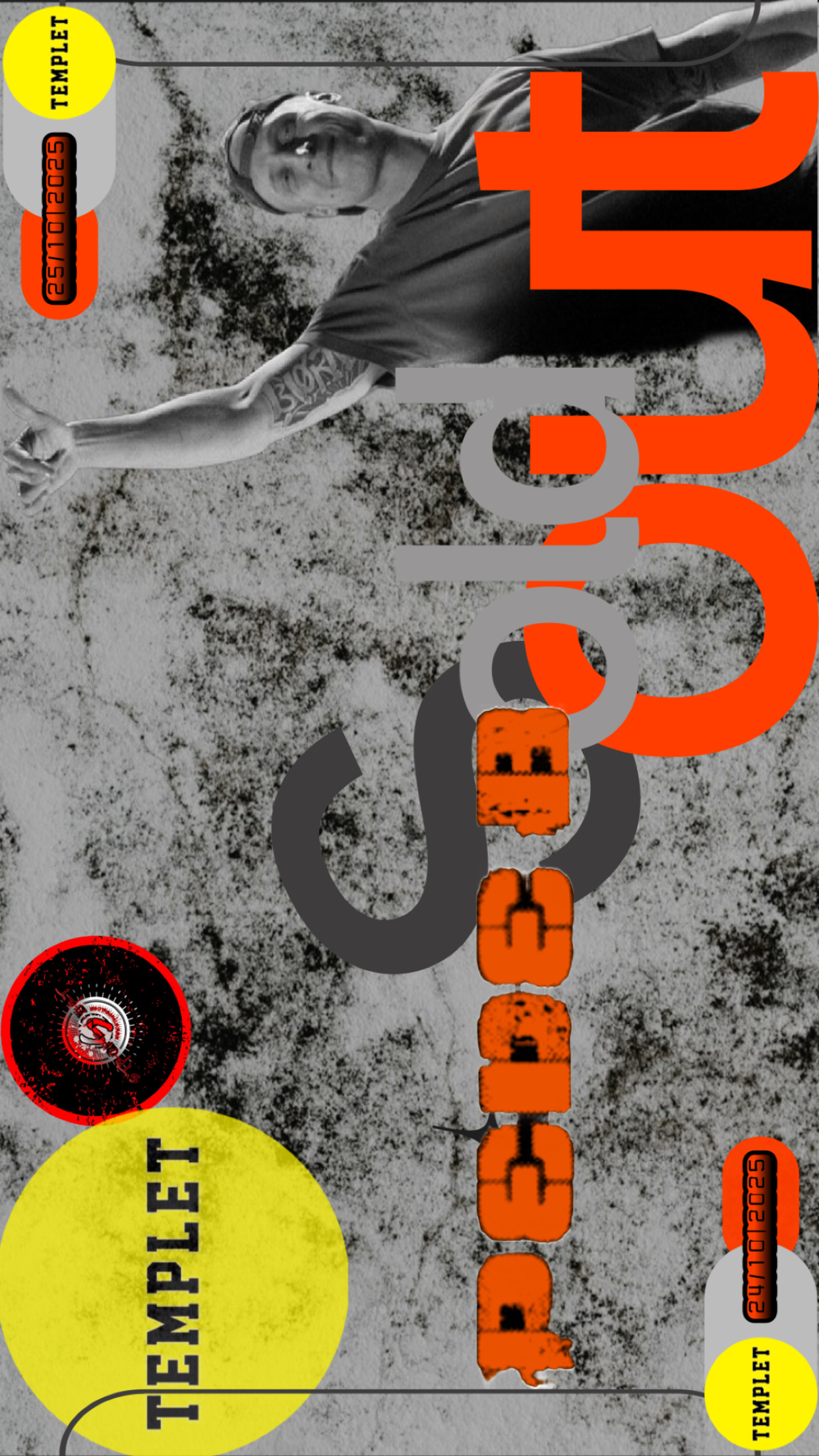 Pede B , Templet Okt. 2025 event posters