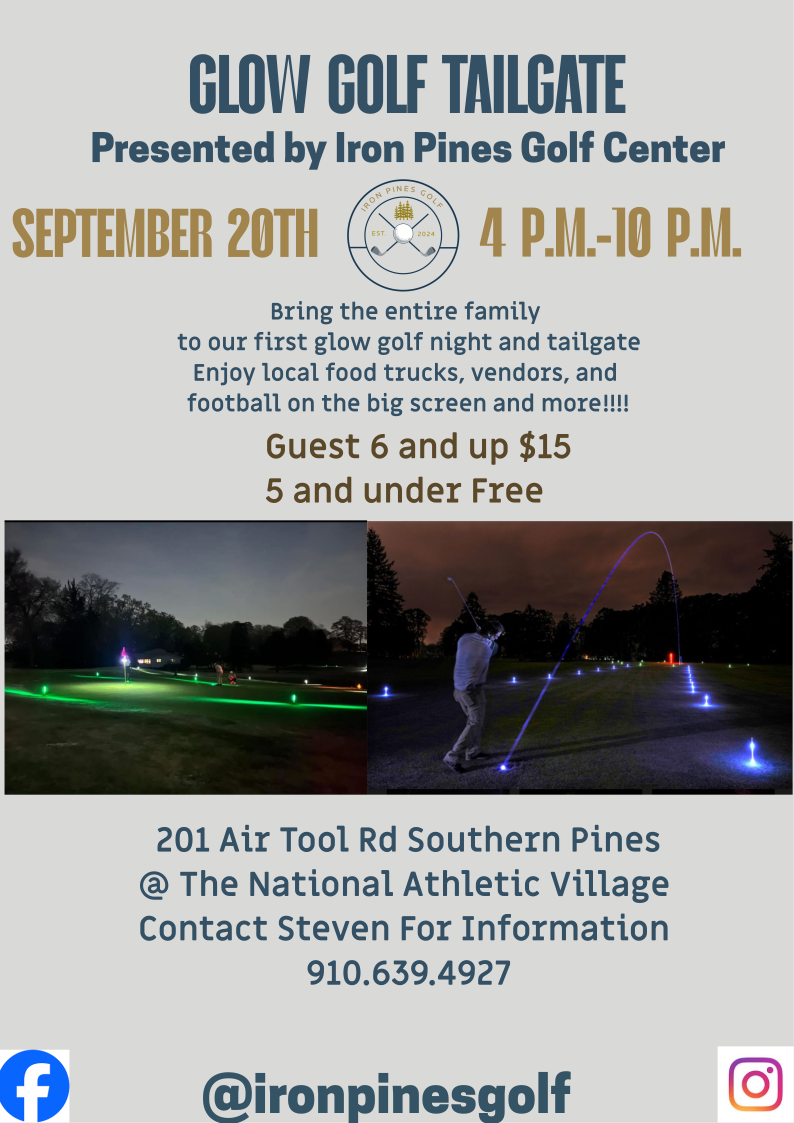 Glow Golf tailgate!!