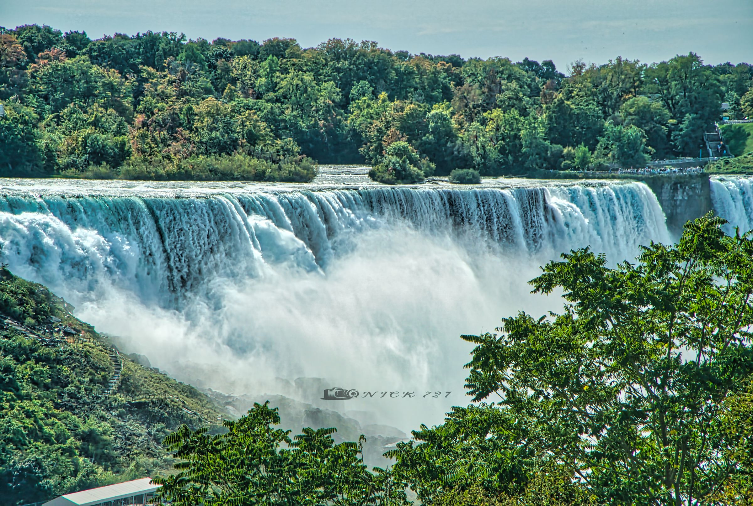 Over the falls if you dare.
