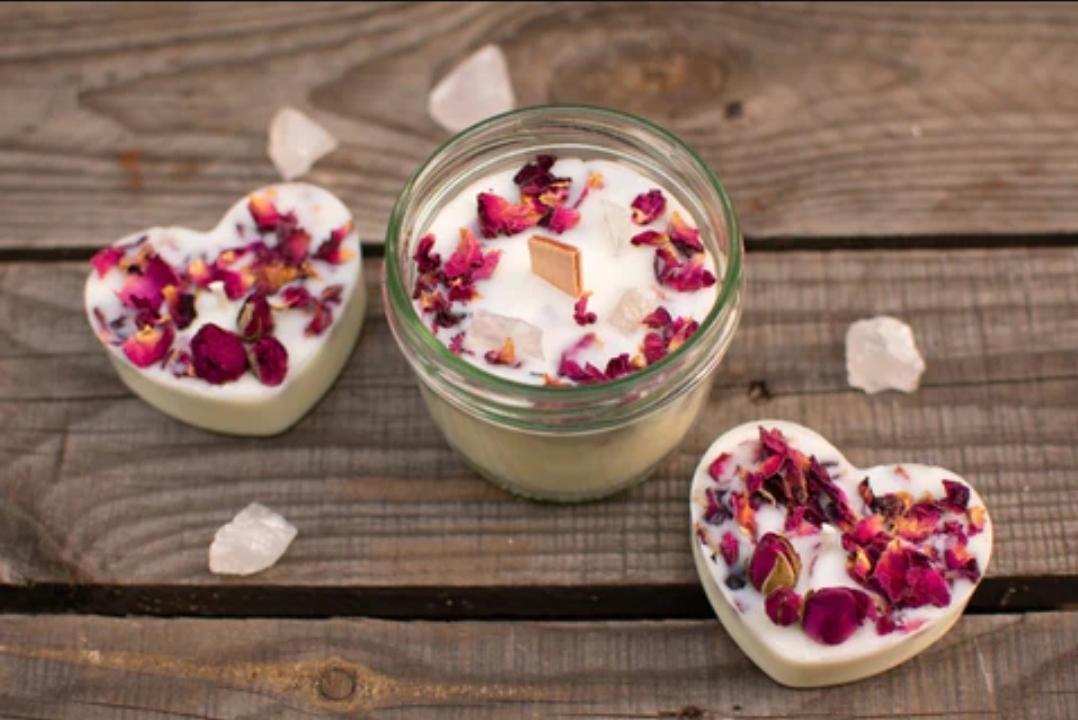 Valentines day candles 