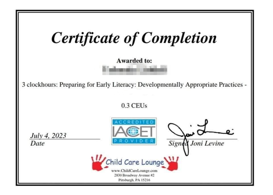 providing the best care for ages 2 weeks and up's image