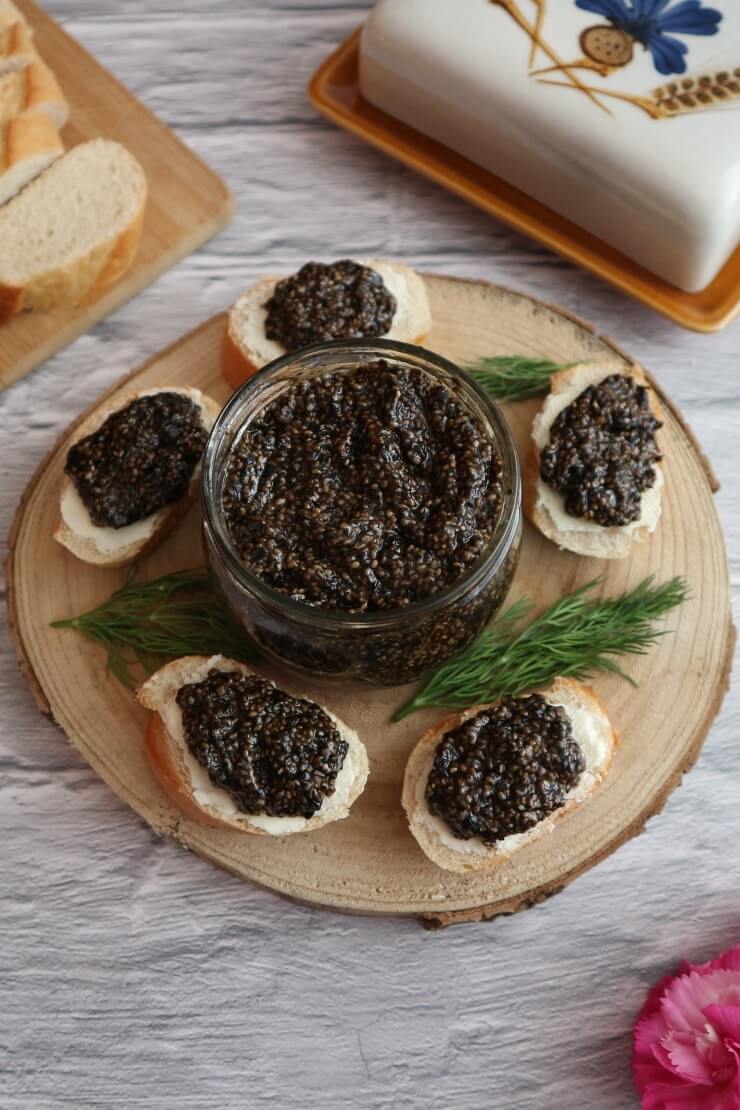 Our vegan Caviar comes with every bowl. By the jar, $25