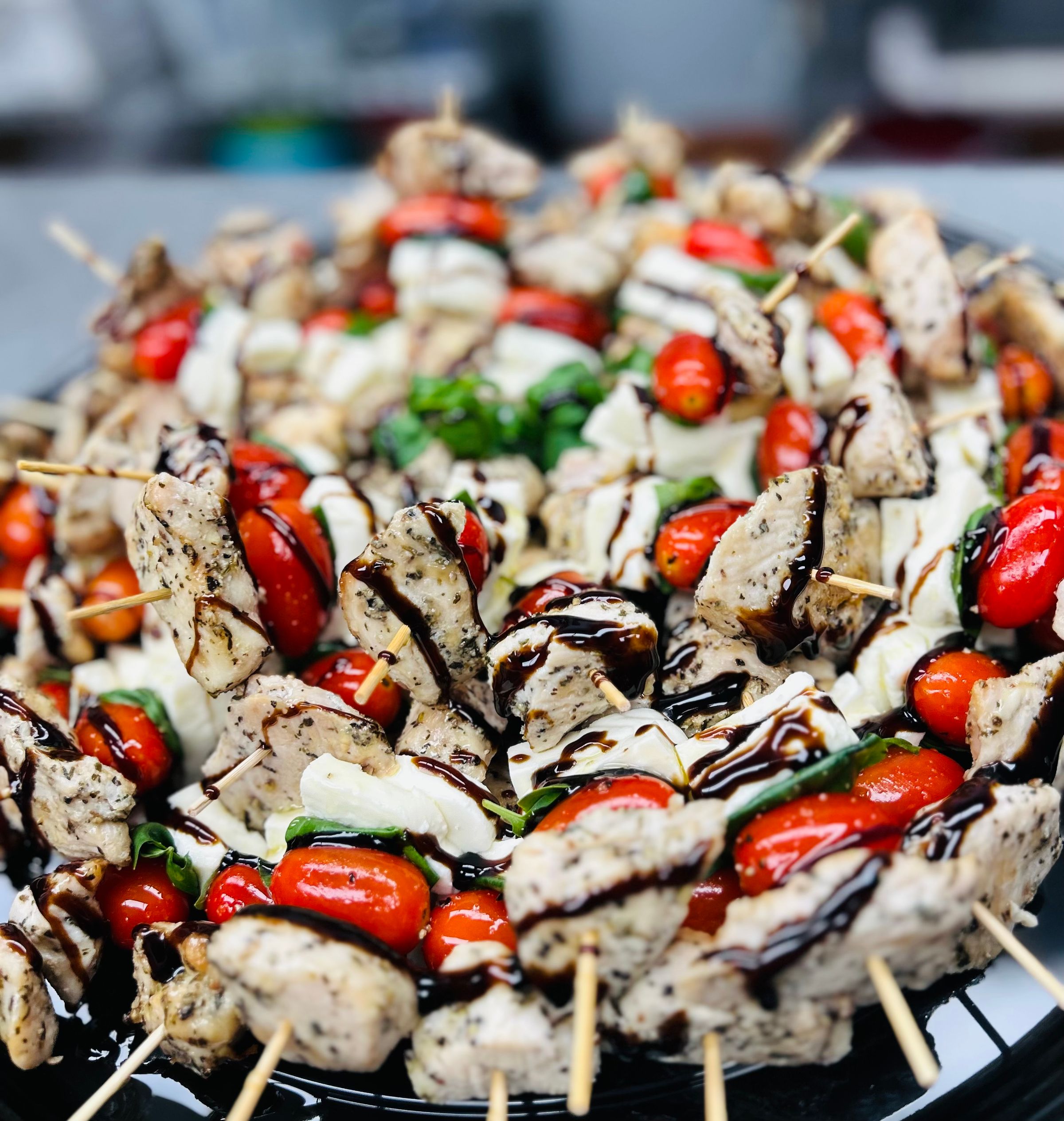 Chicken Caprese Skewers