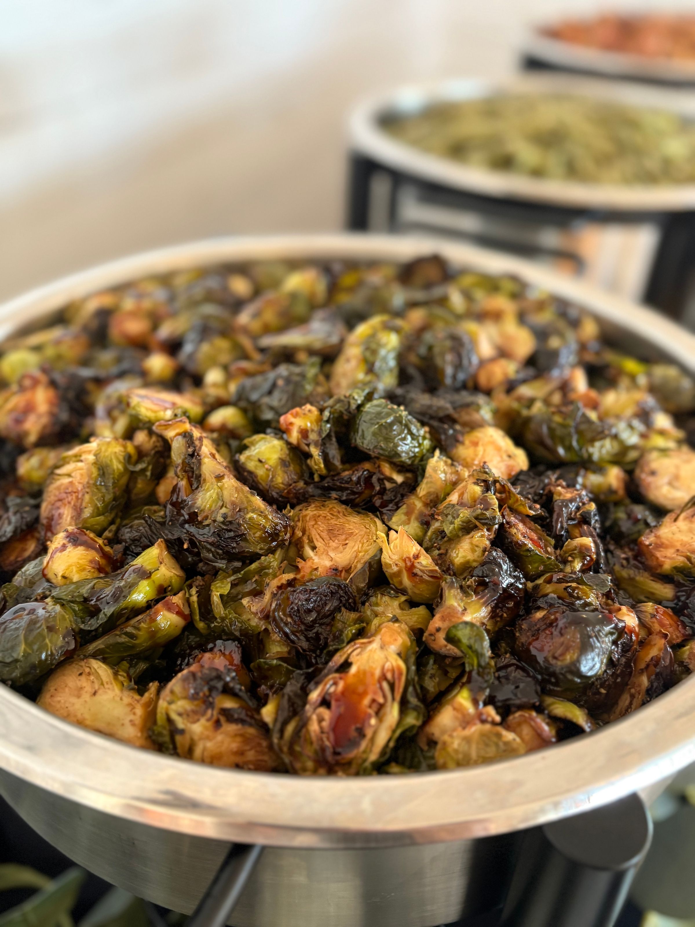 Chili Balsamic Brussel Sprouts