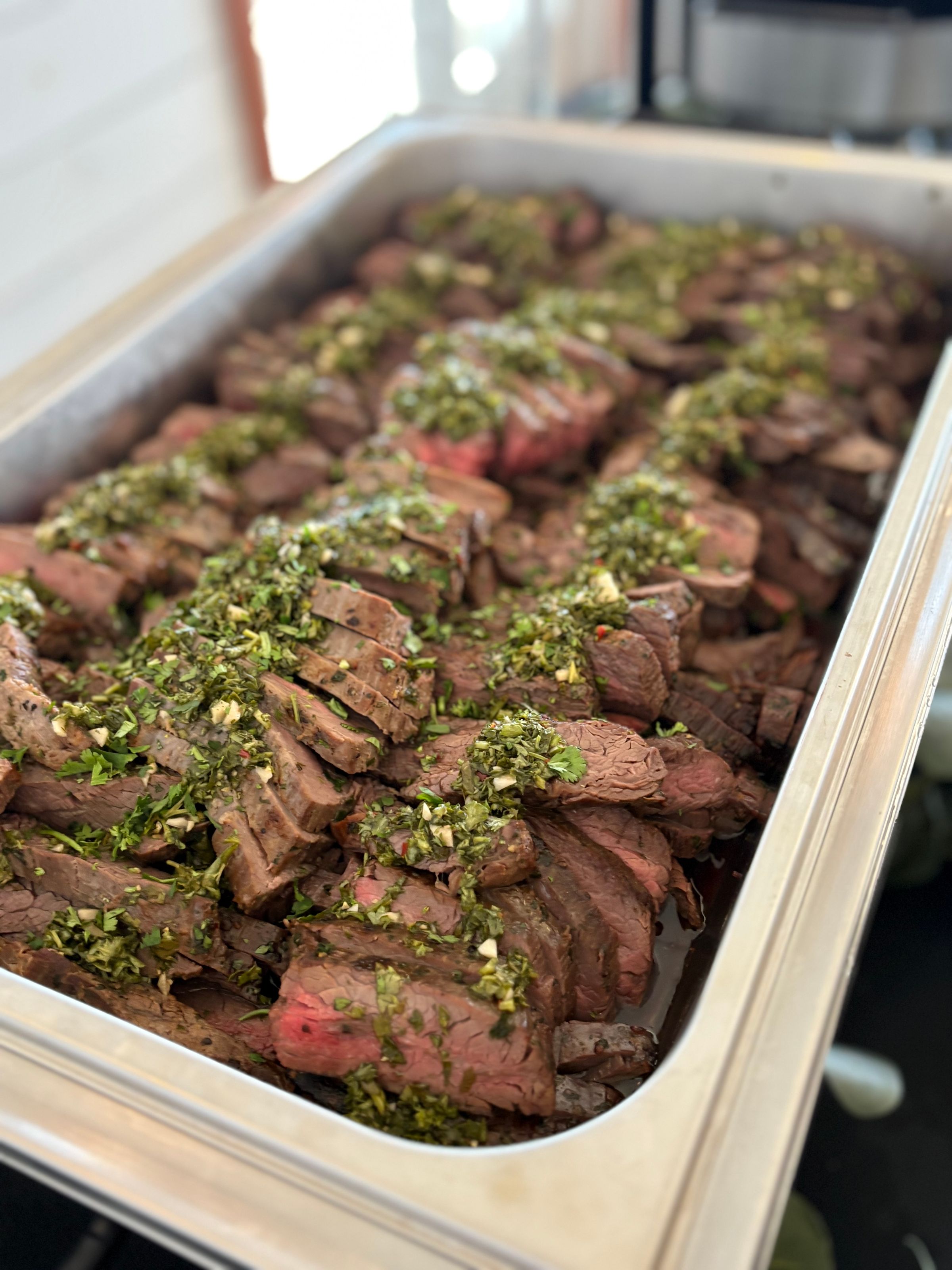 Flank Steak with Chimichurri