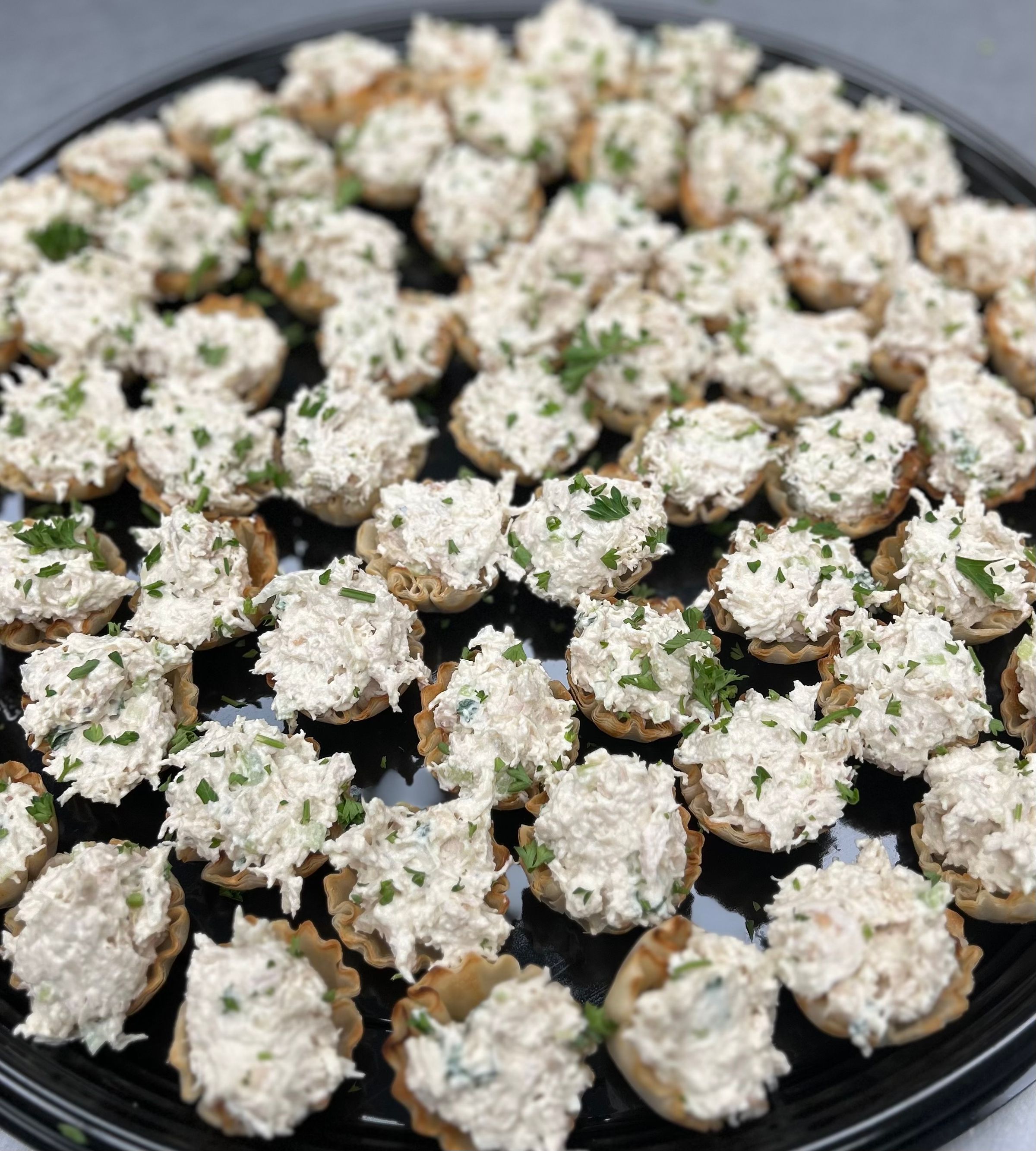 Chicken Salad Filo Cups