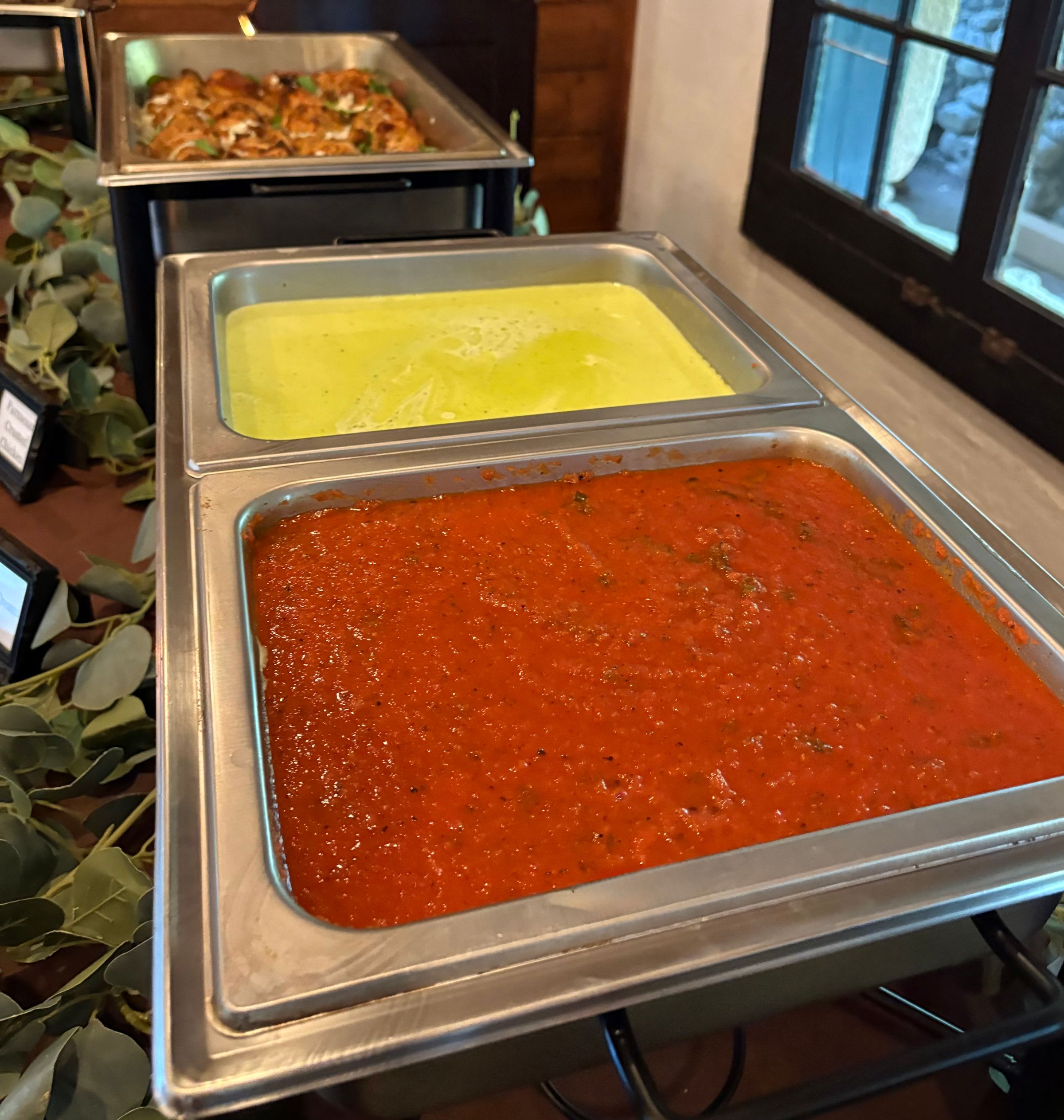 House Made Marinara and Pesto Cream