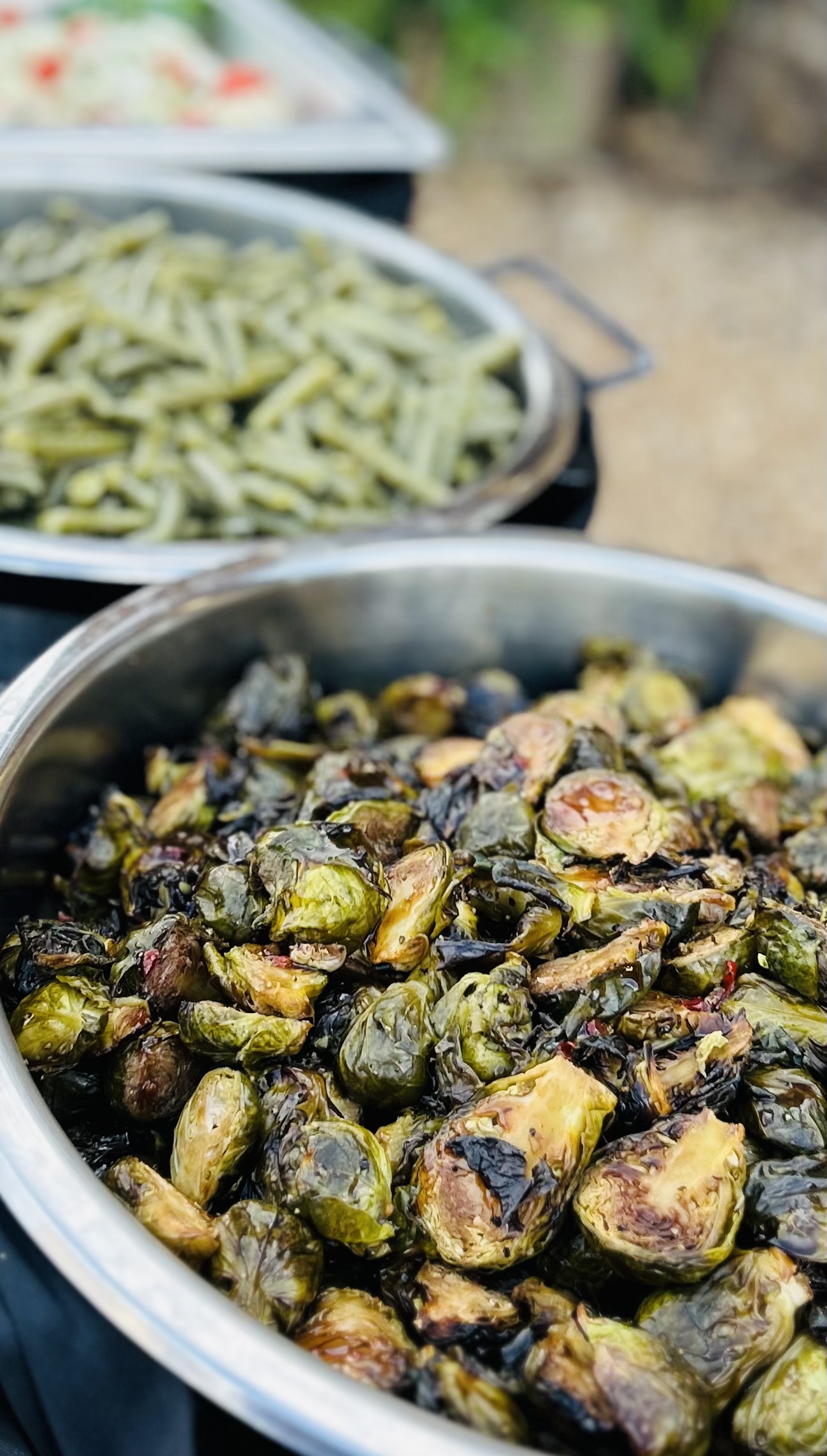 Chili Balsamic Brussel Sprouts