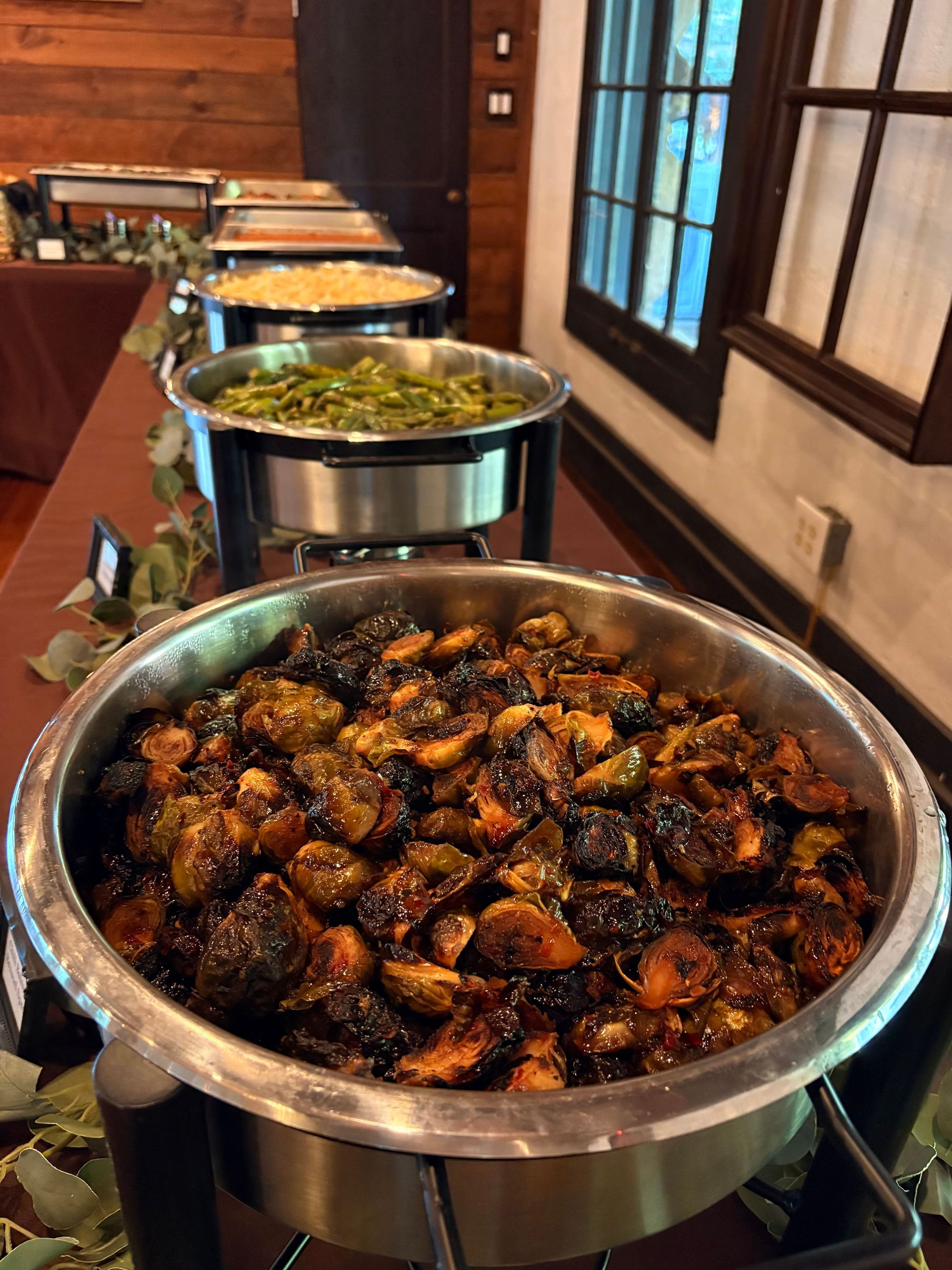 Chili Balsamic Brussel Sprouts