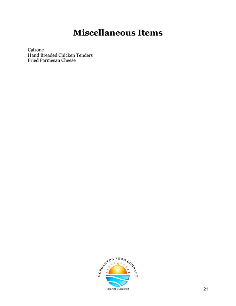 MORGANTON FOOD COMPANY's image