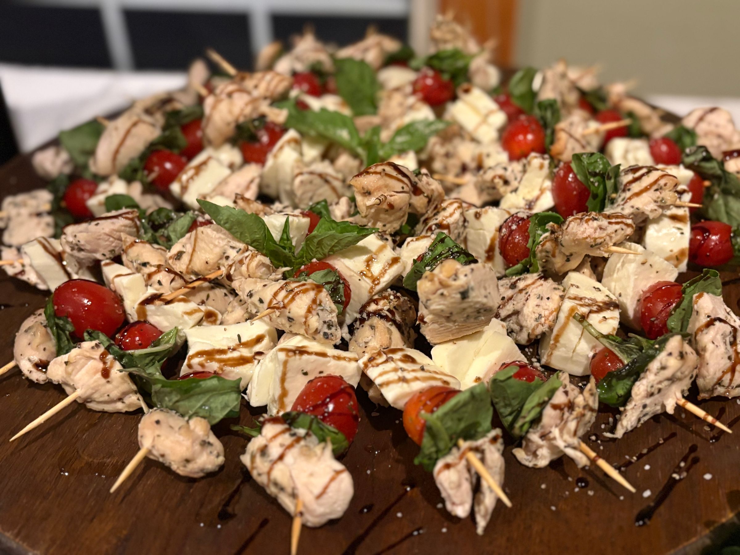 Caprese Chicken Skewers