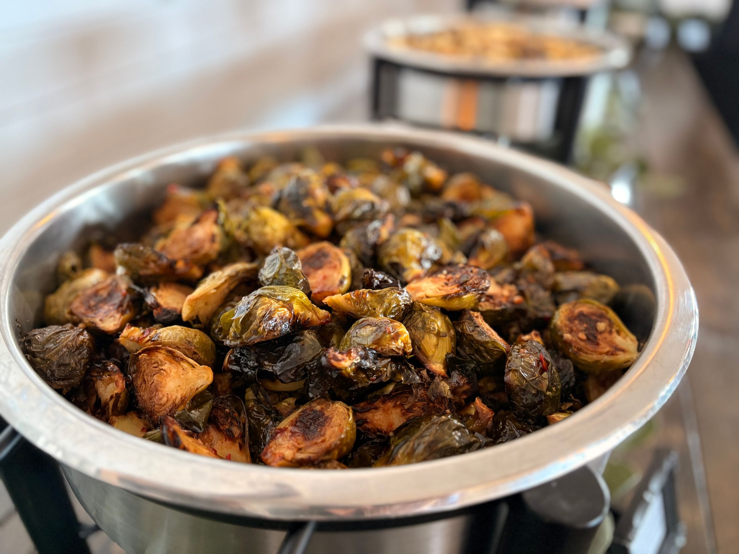 Chili Balsamic Brussel Sprouts