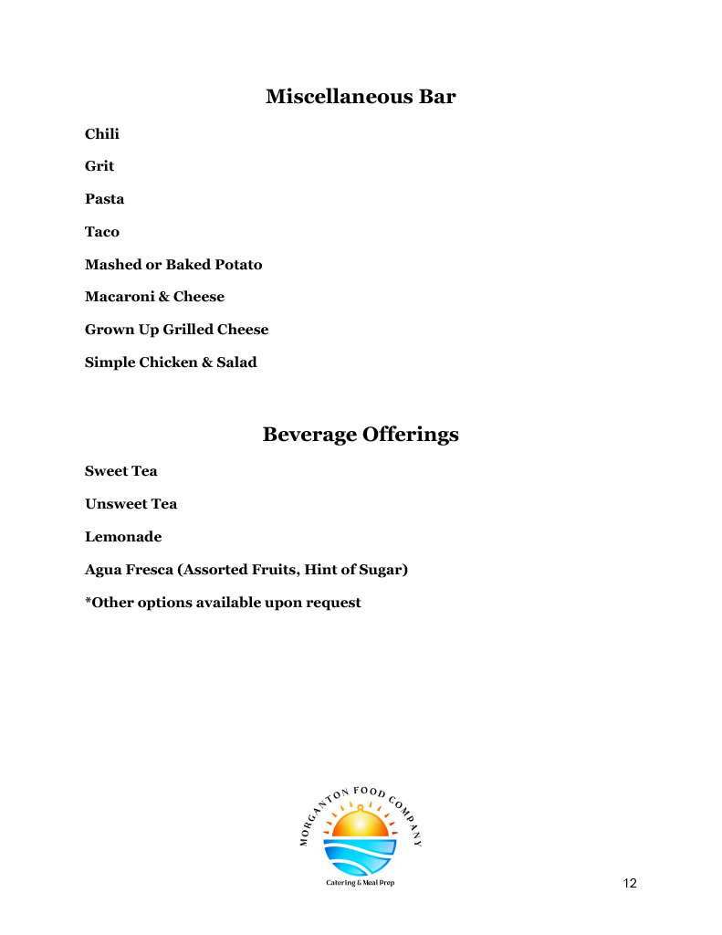 MORGANTON FOOD COMPANY's image