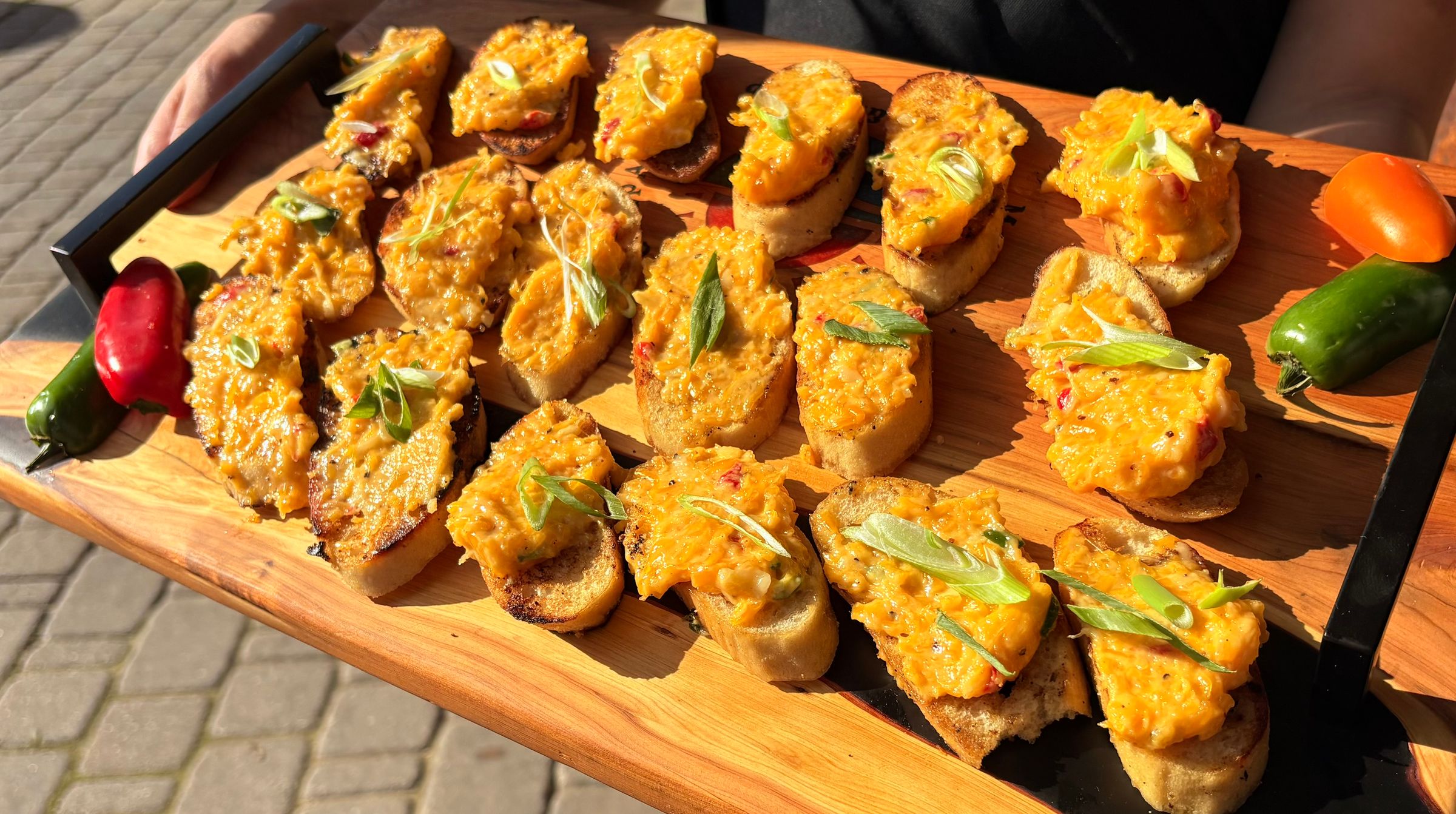 House made Pimento Cheese Crostini
