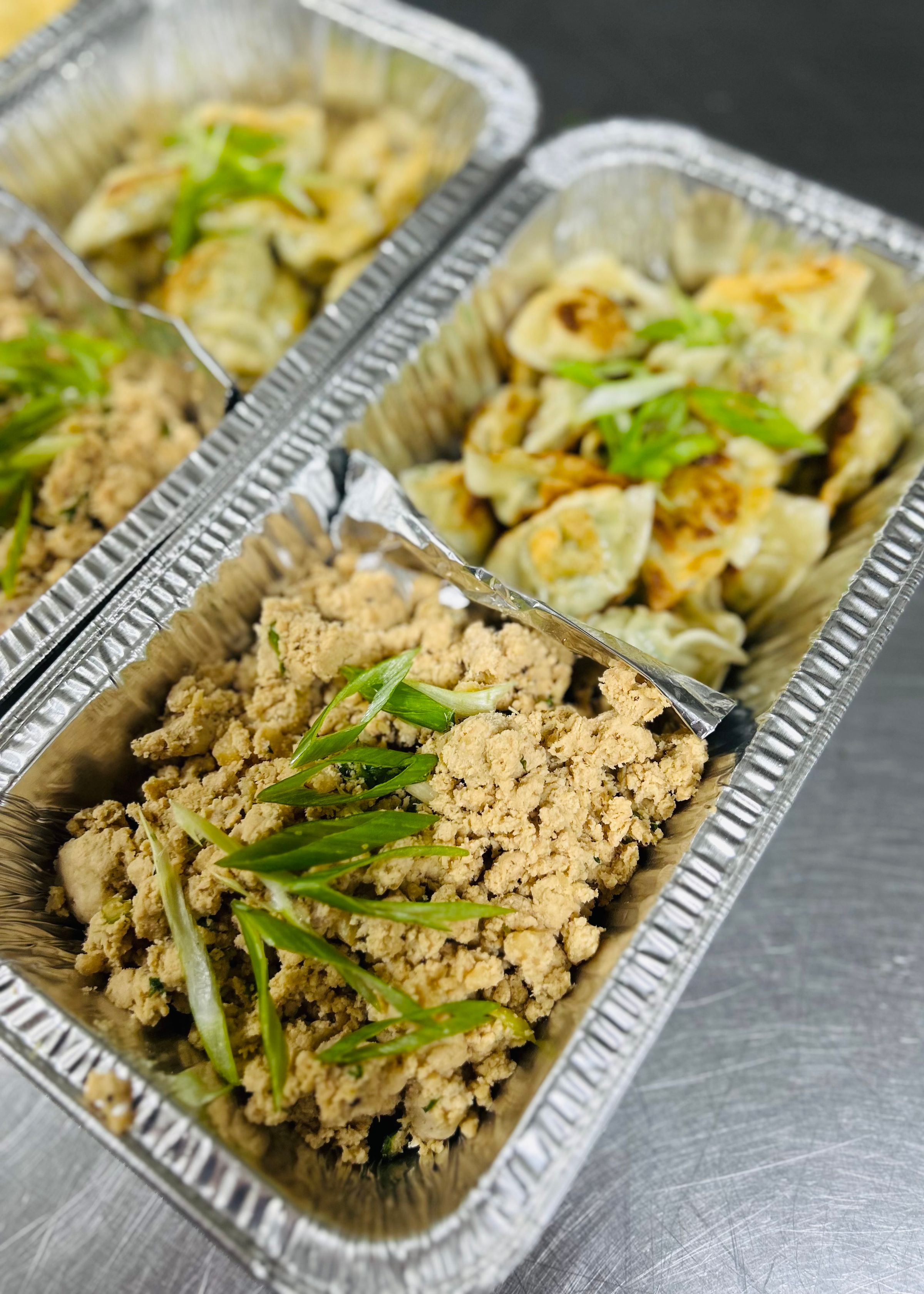 Chicken Lettuce Wraps with Potstickers