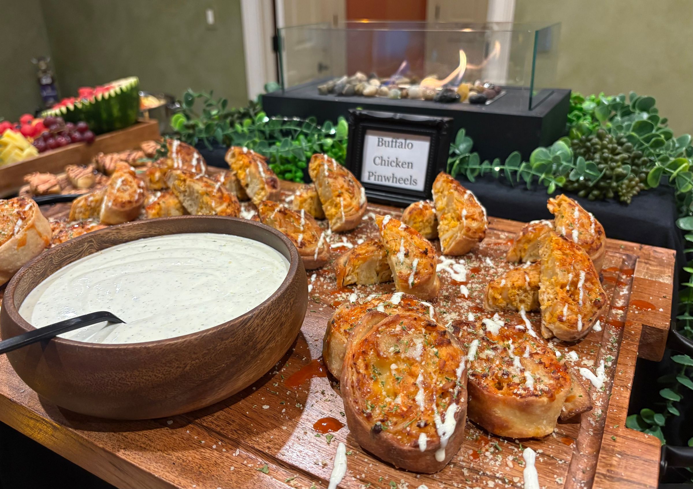 Buffalo Chicken Pinwheels