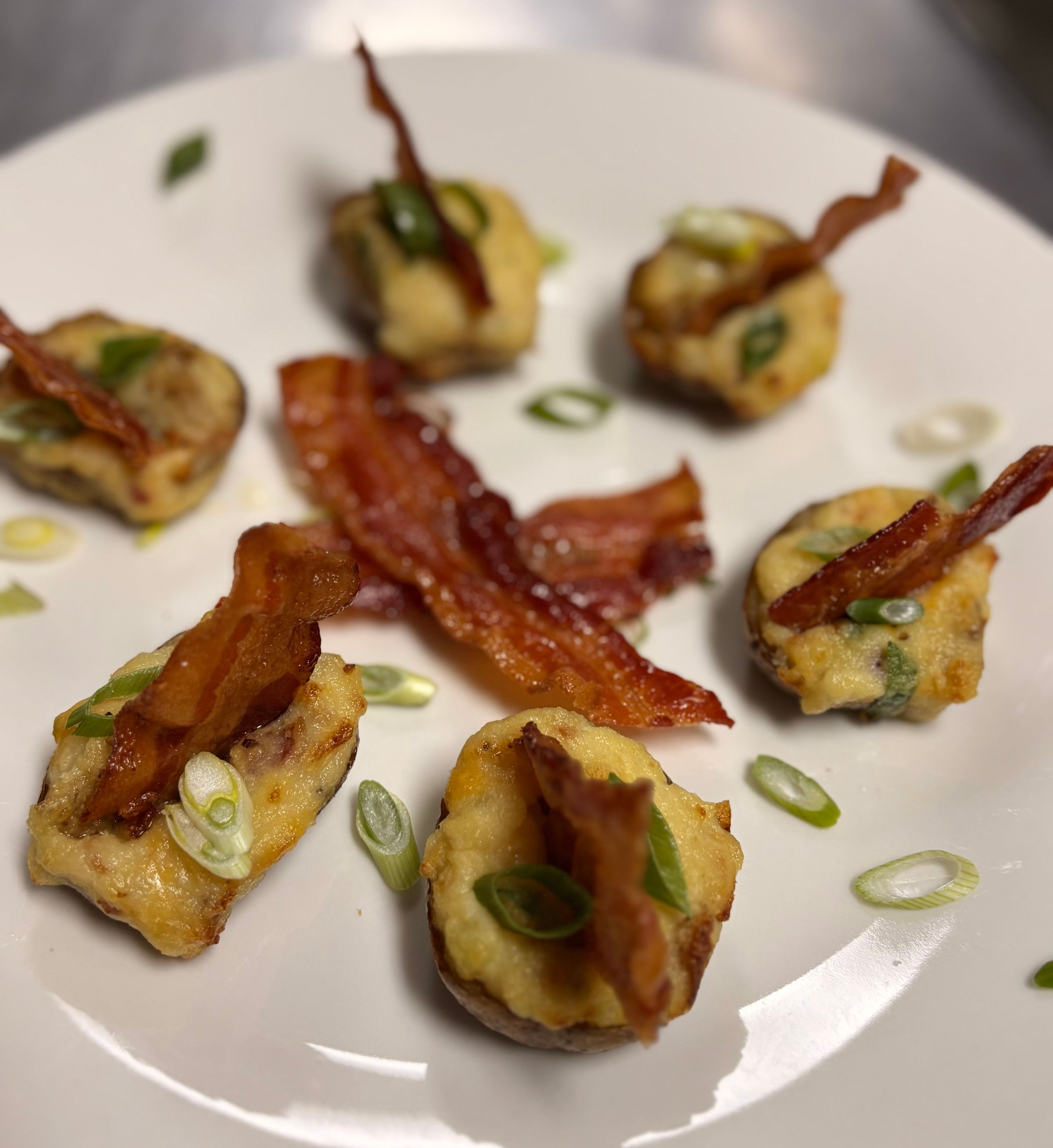 Twice Baked Fingerling Potatoes