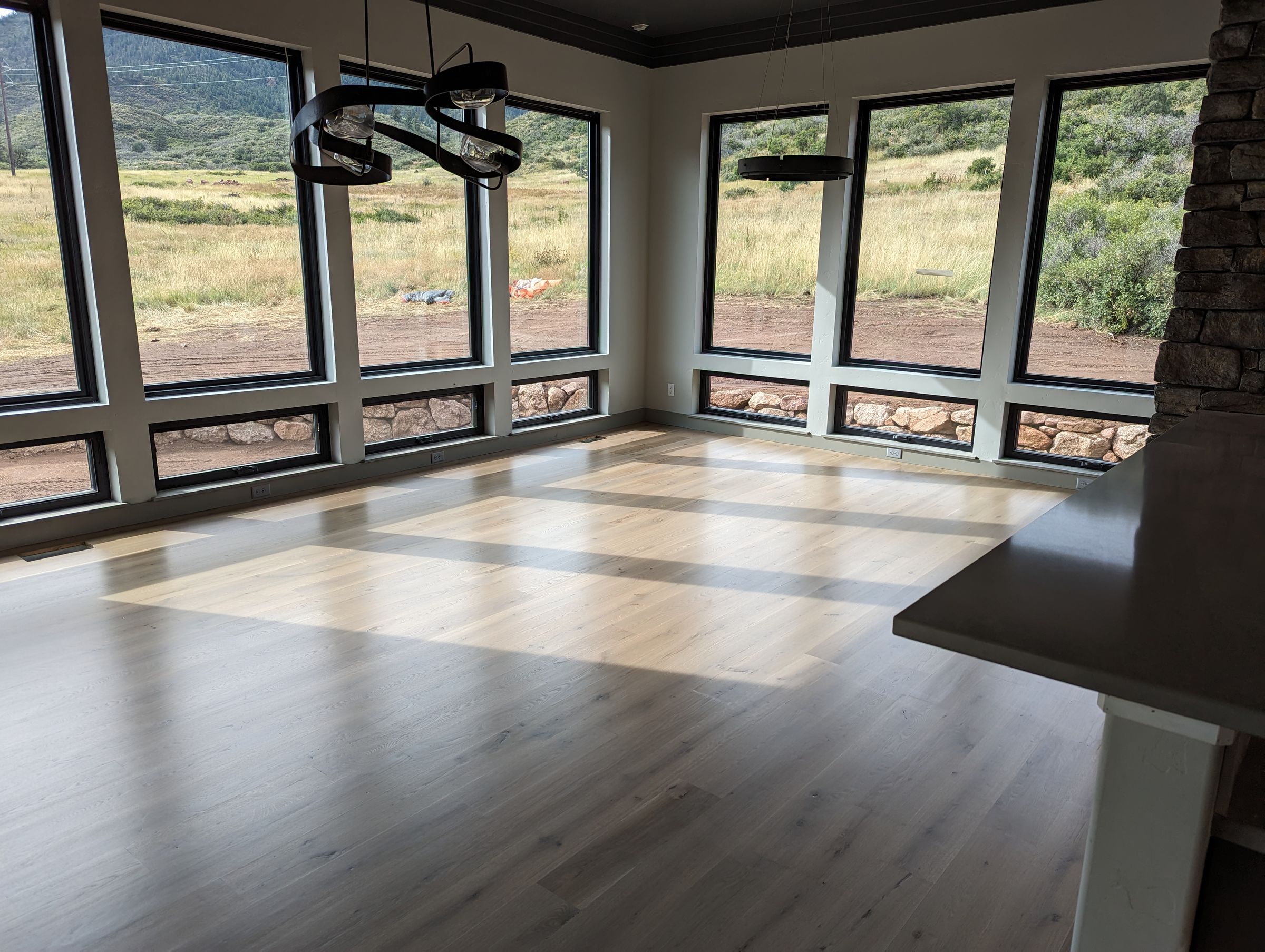 Floors regain the rich appearance they had when they were newly refinished