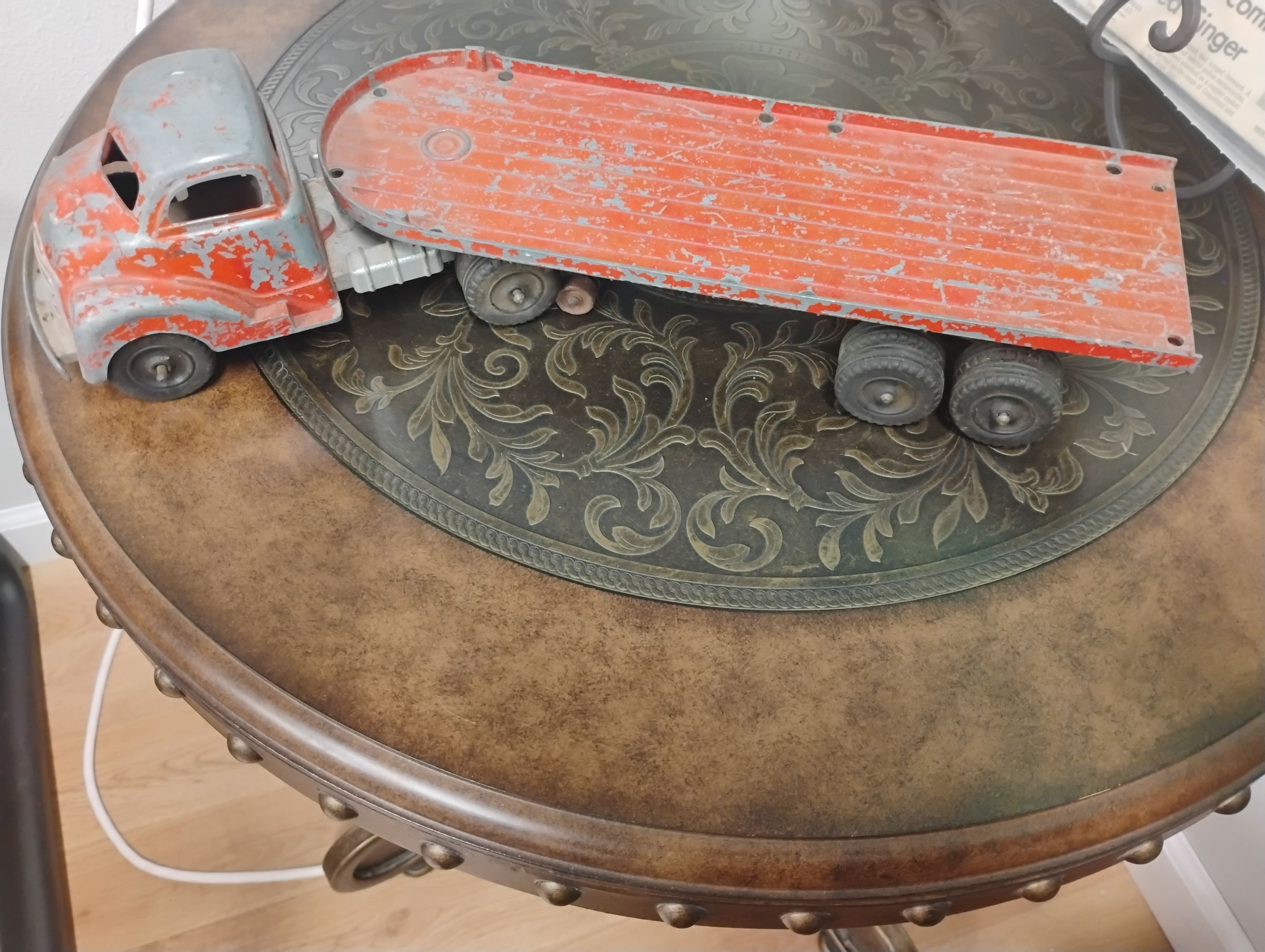 This toy truck has a very dark past