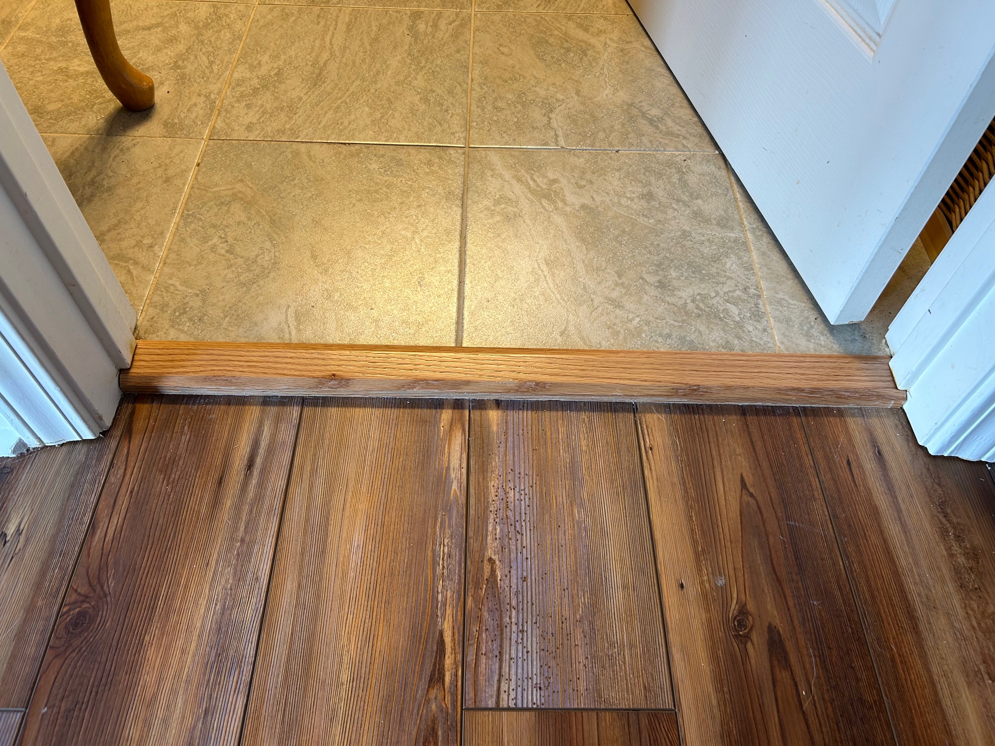 Custom Flooring Transition Detail