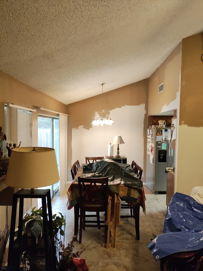 Dining room  before/during