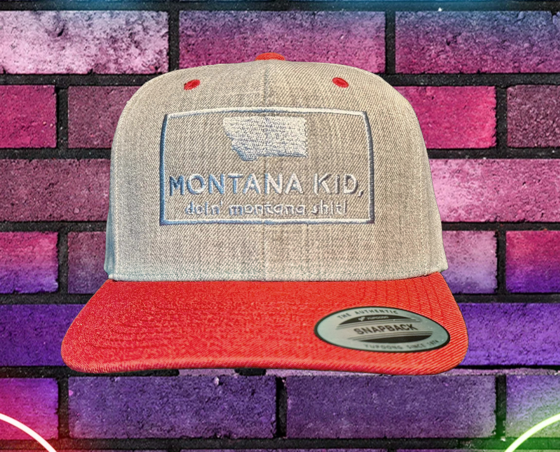  Montana Kid Essential Flat Bill Snapback Hat