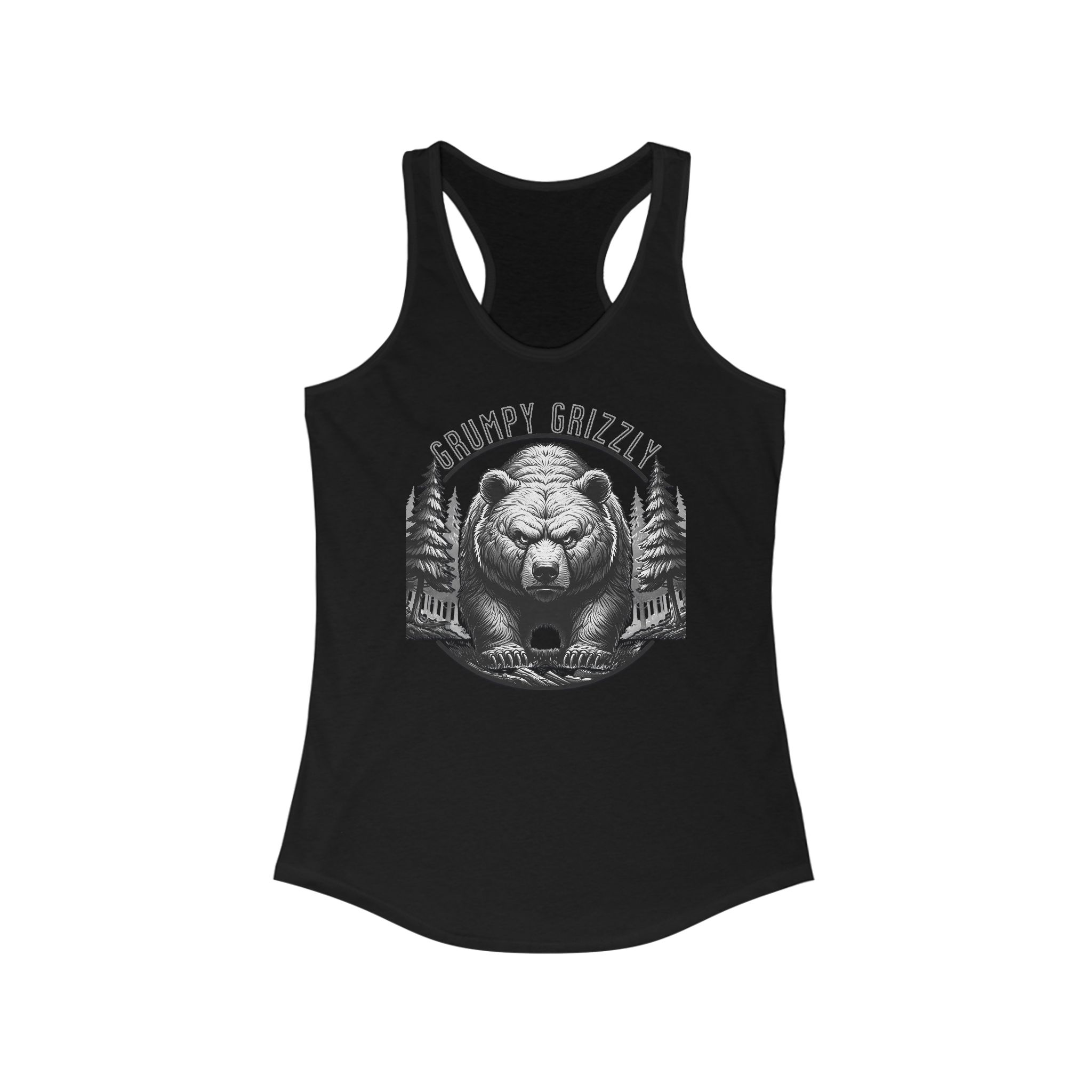 Grumpy Grizzly - Women’s Racerback Tank