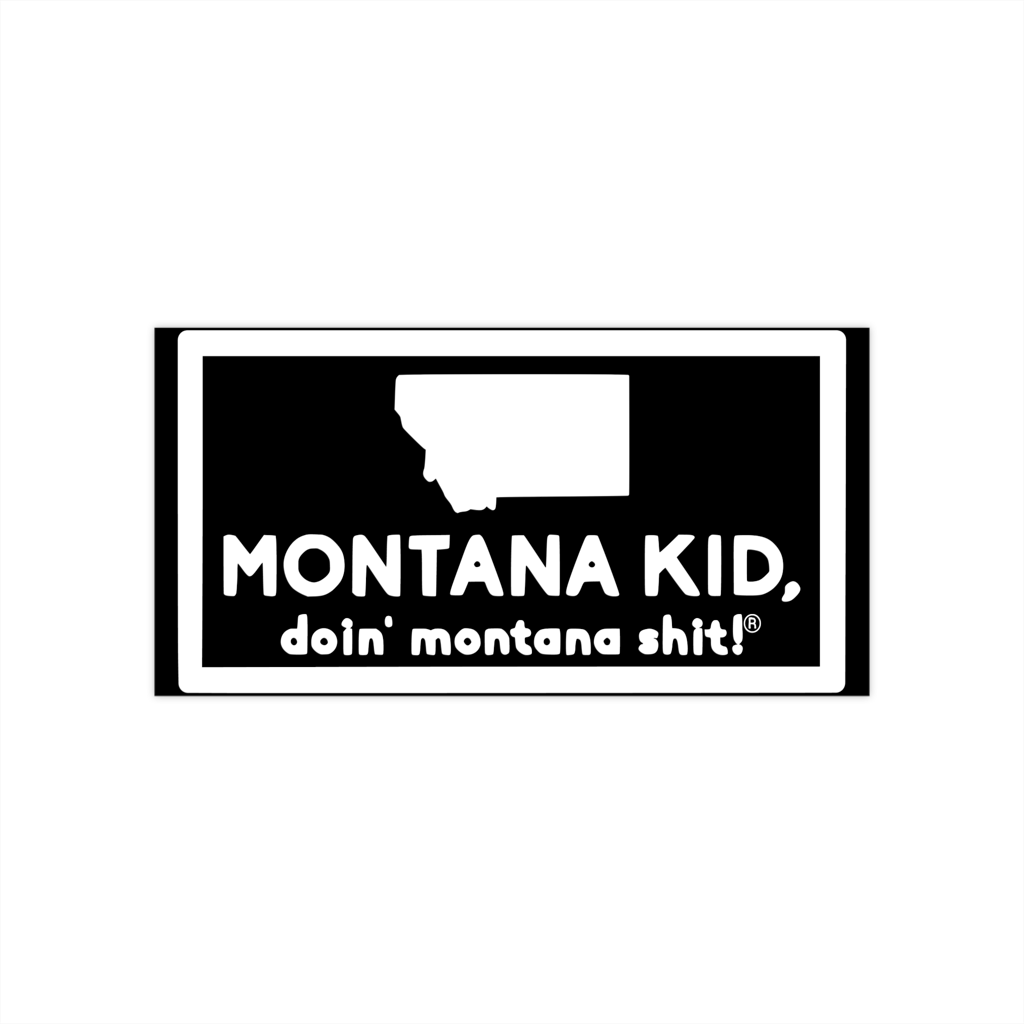Montana Kid Classic Bumper Sticker