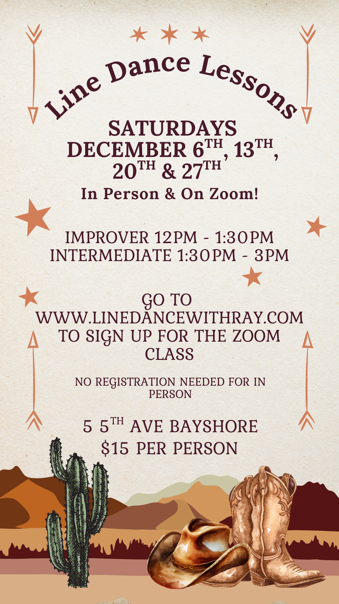 Line Dance With Ray's image